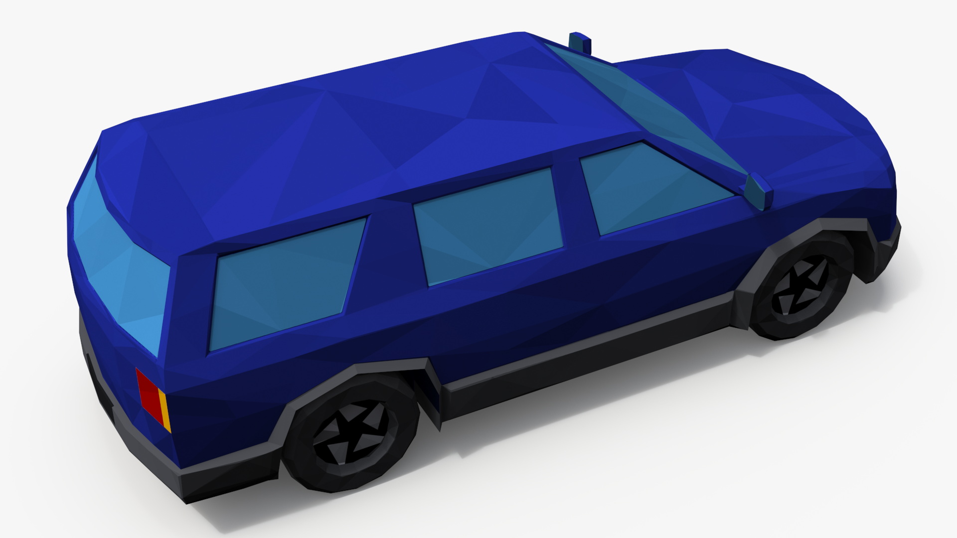 Low Poly Stylized Model SUV 3D