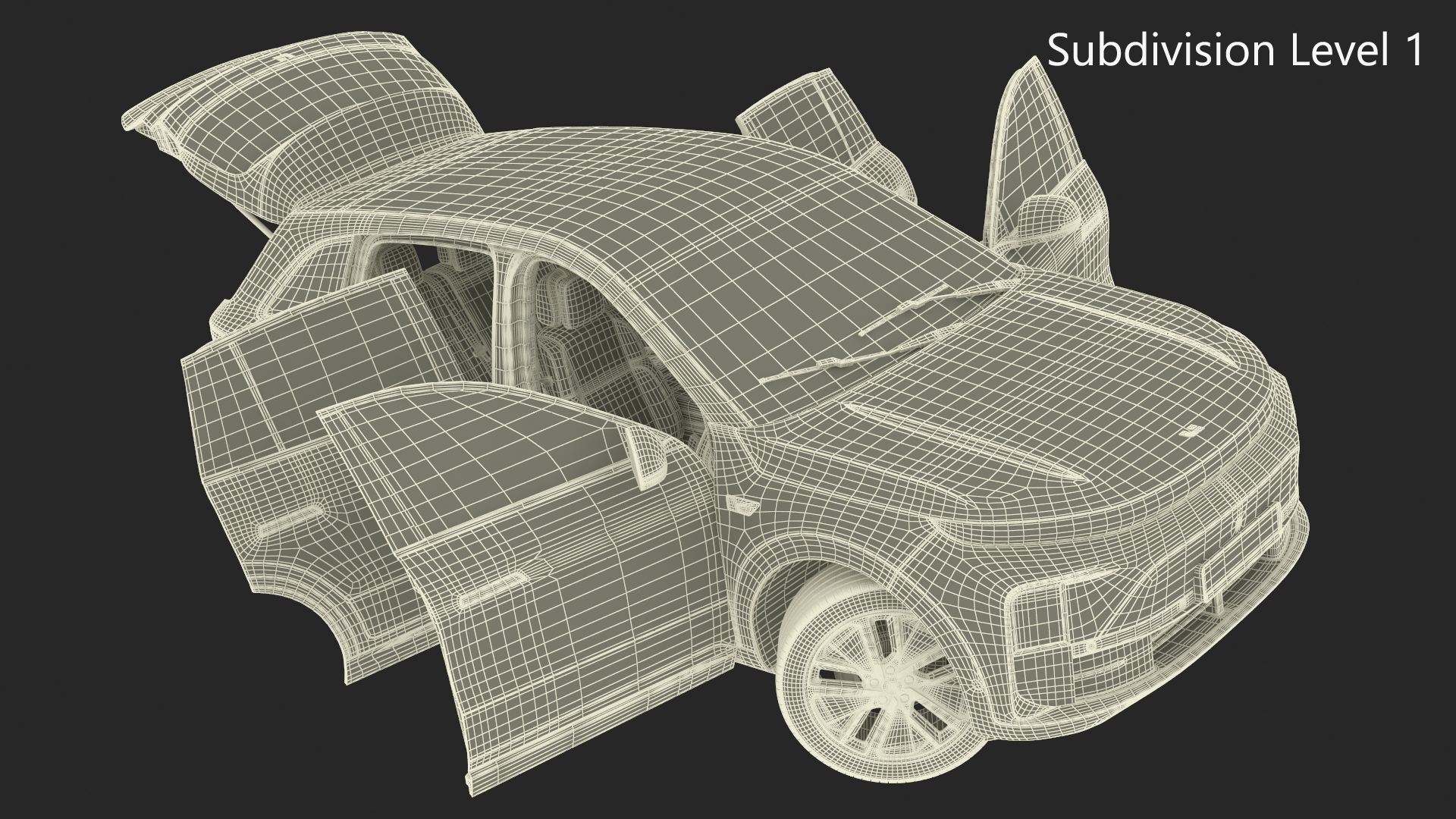 3D LiXiang L6 Pearl White Rigged for Maya model