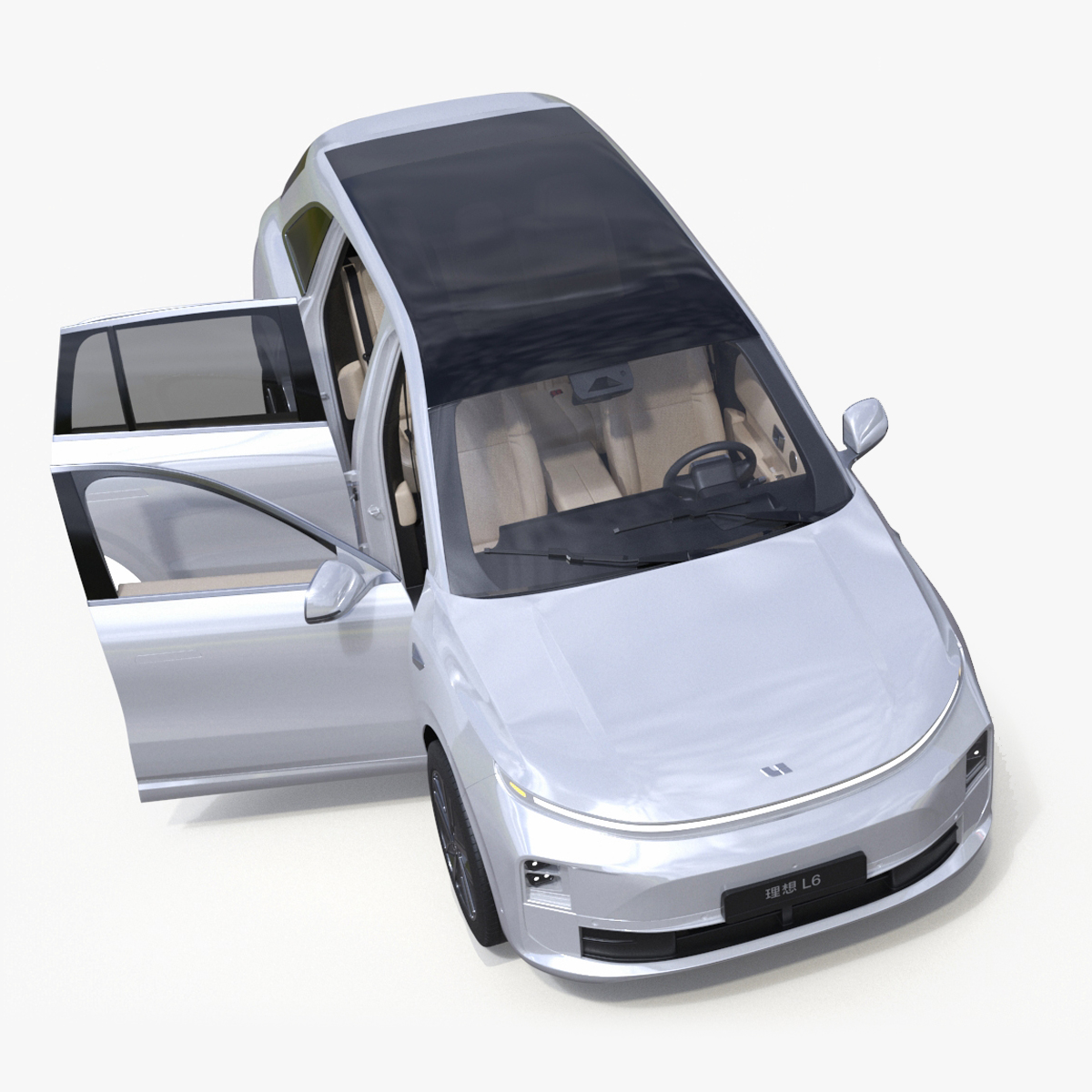 3D LiXiang L6 Pearl White Rigged for Maya model