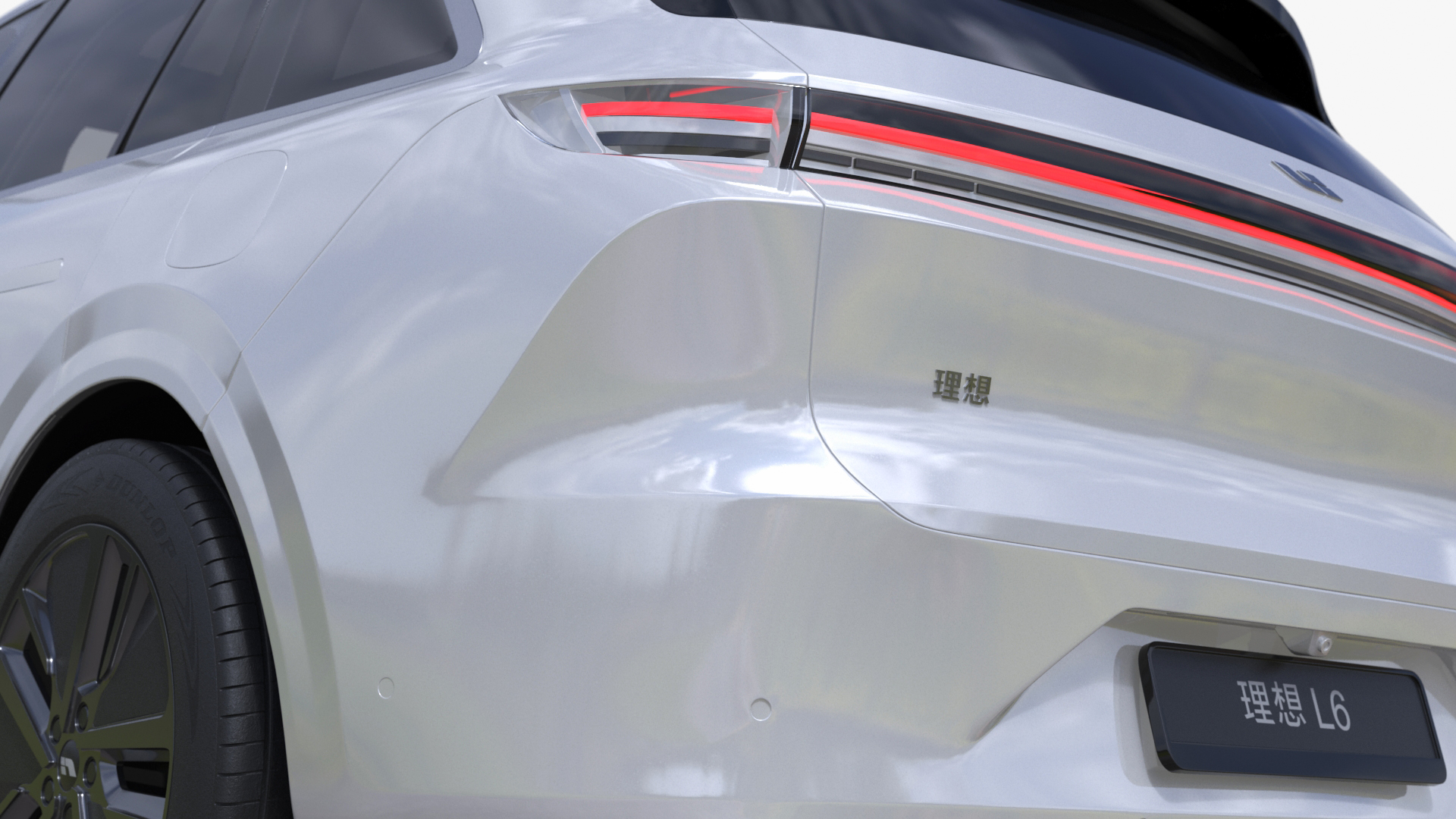 3D LiXiang L6 Pearl White Rigged for Maya model