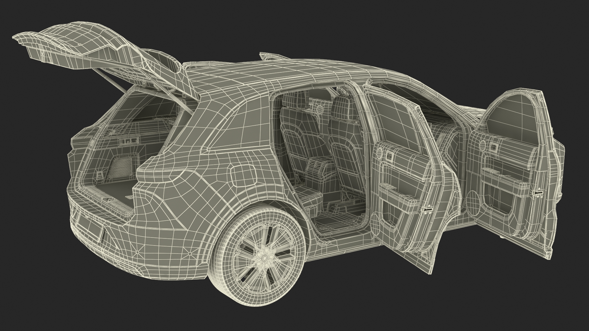 3D LiXiang L6 Pearl White Rigged for Maya model