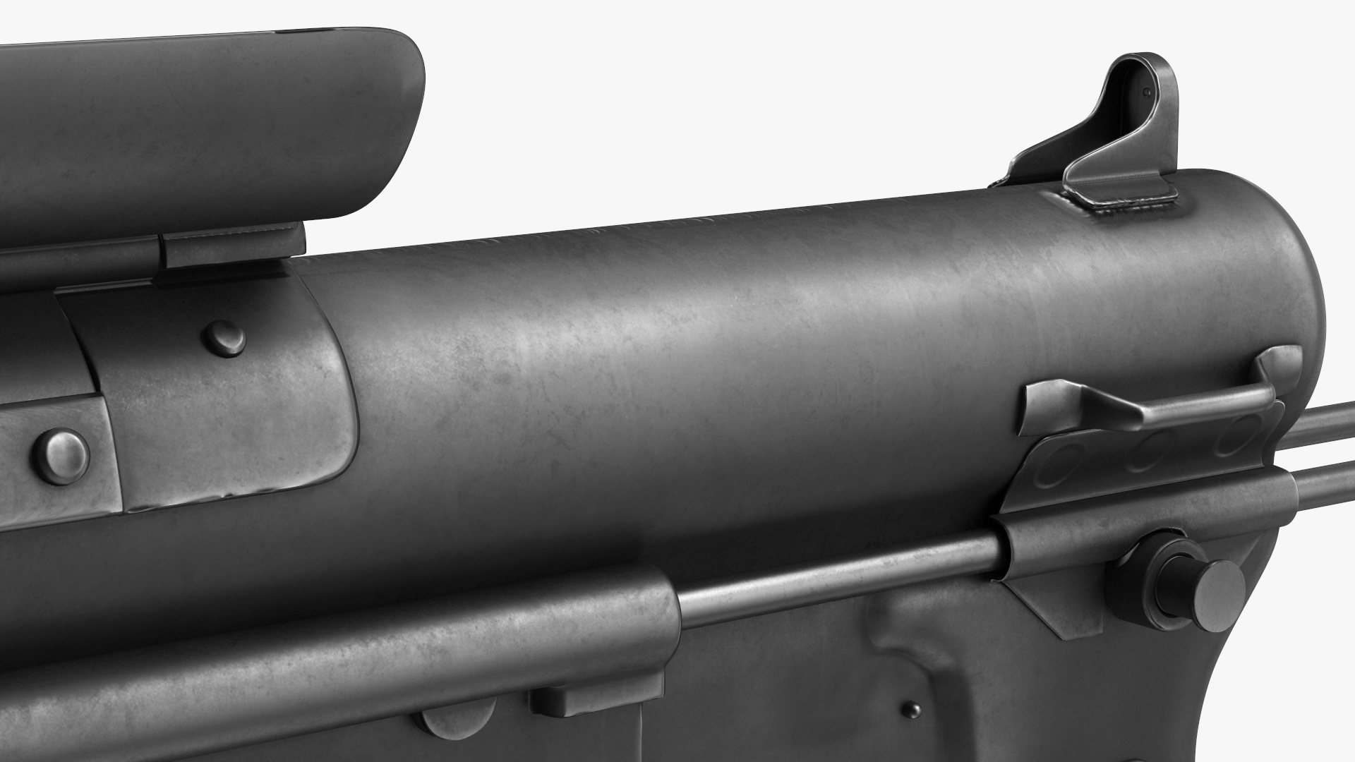 M3 Grease Gun Submachine Gun 45 Caliber 3D model