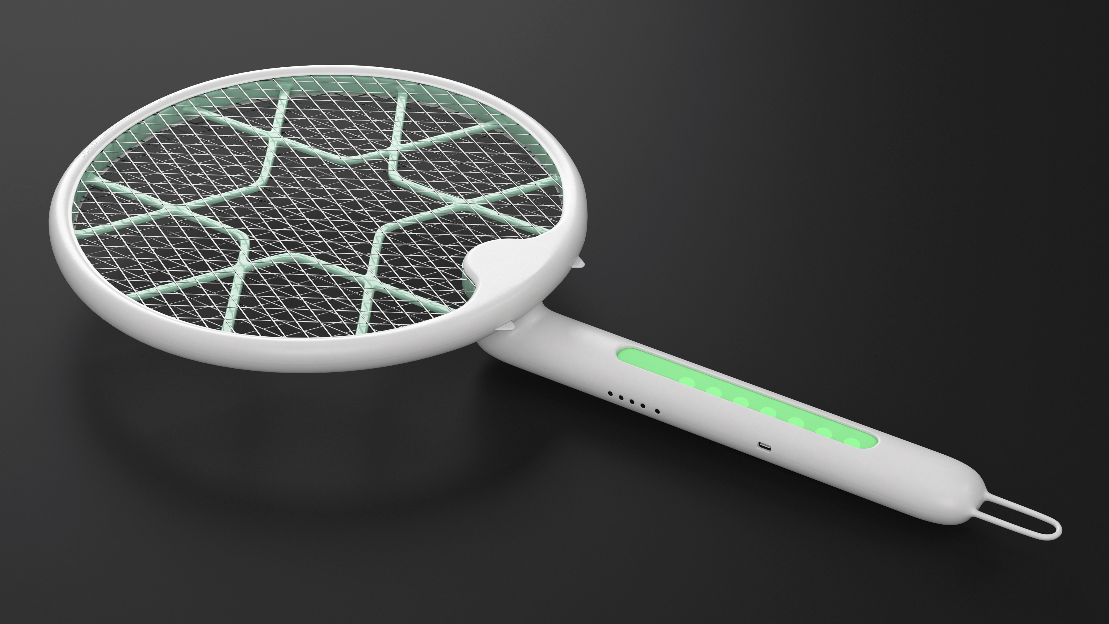 Foldable Electric Fly Swatter 3D model