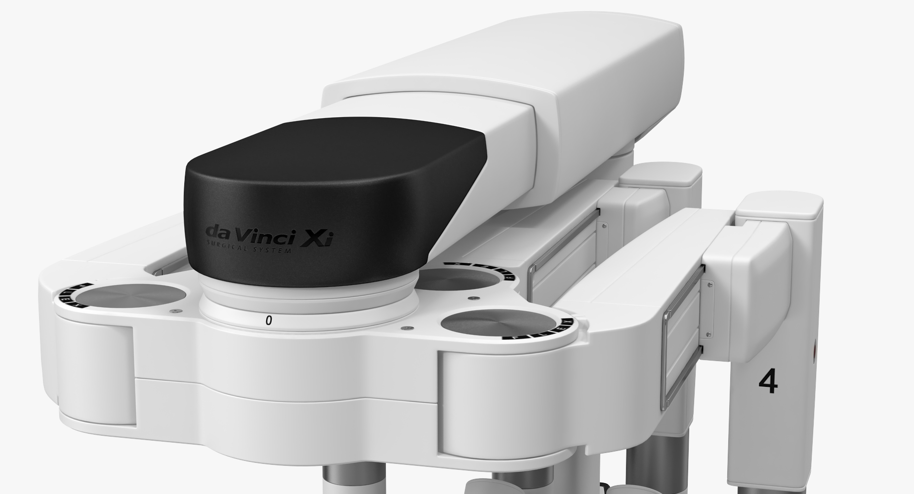 3D Full Da Vinci Surgical System Rigged