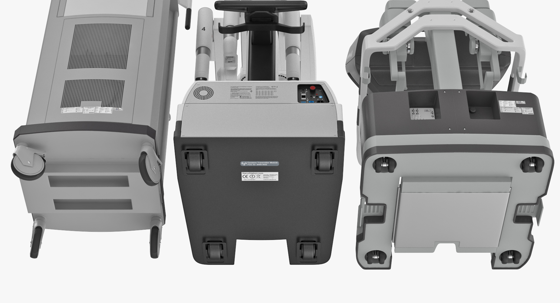 3D Full Da Vinci Surgical System Rigged
