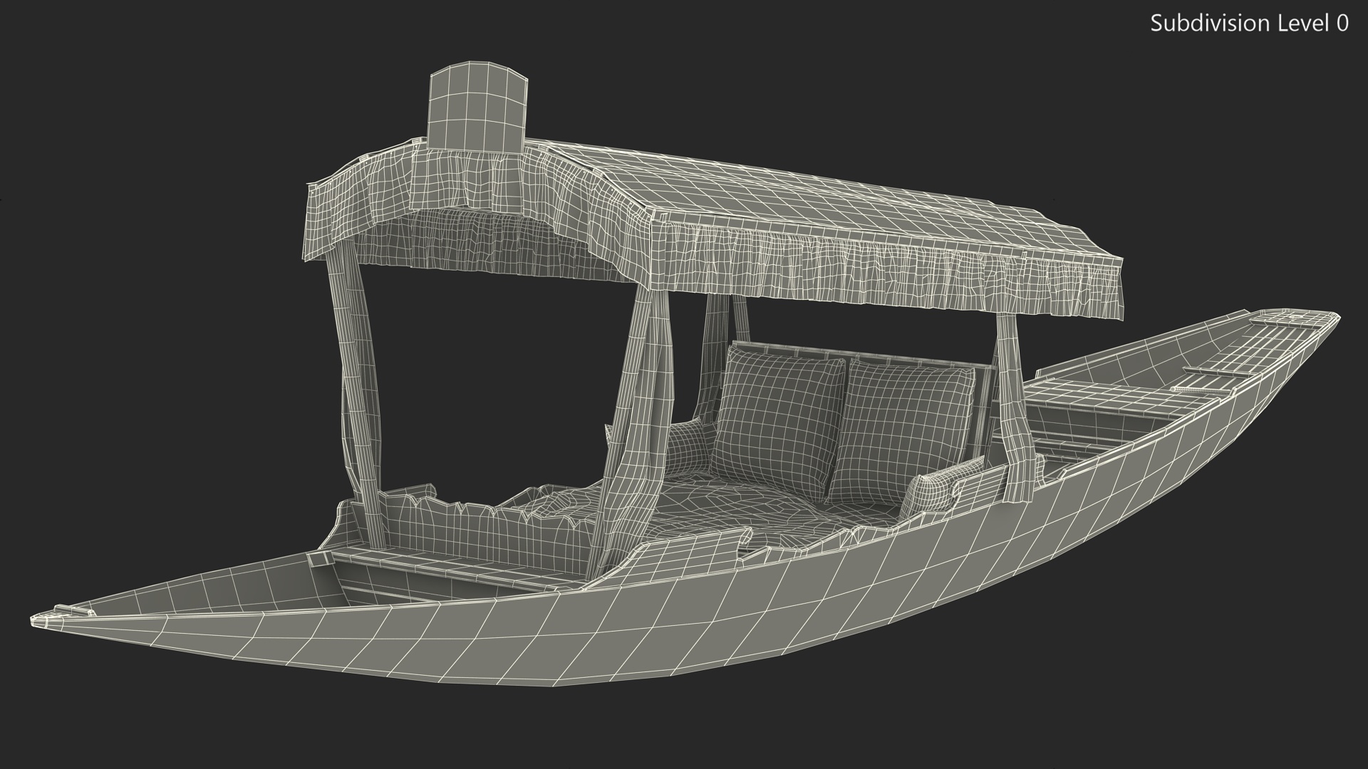 Shikara White Old 3D