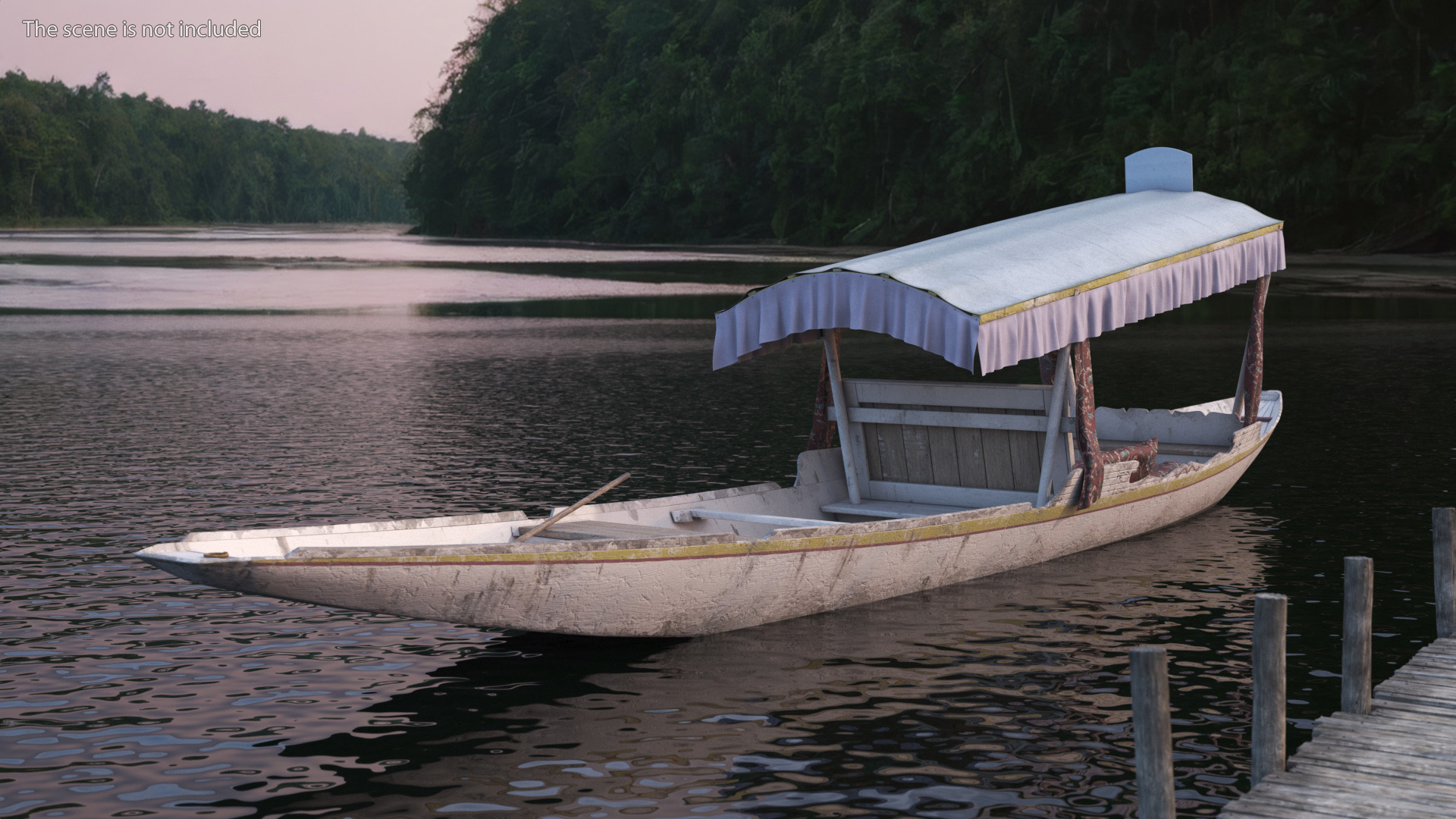 Shikara White Old 3D