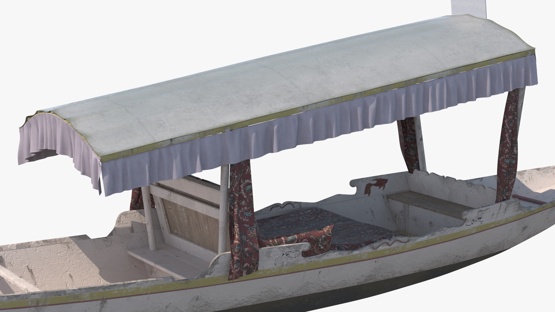 Shikara White Old 3D