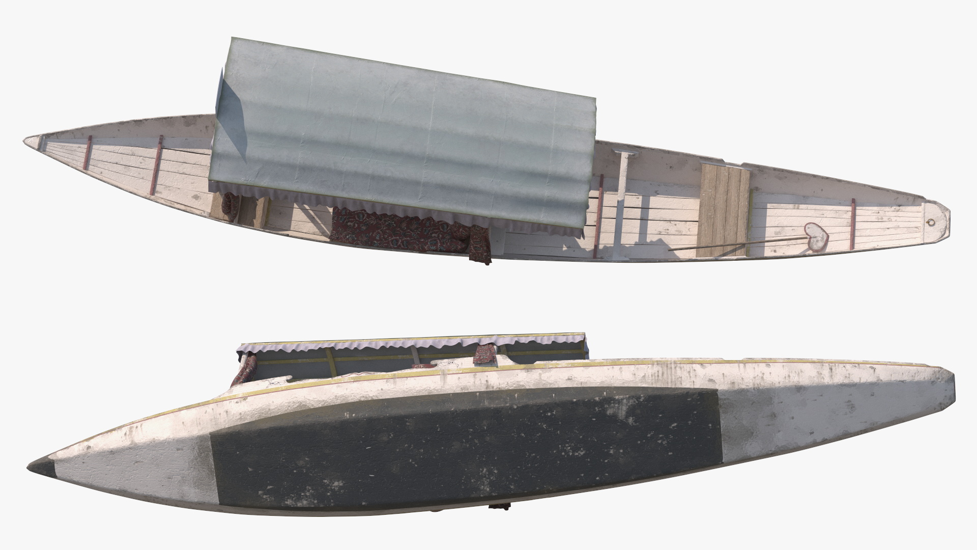 Shikara White Old 3D