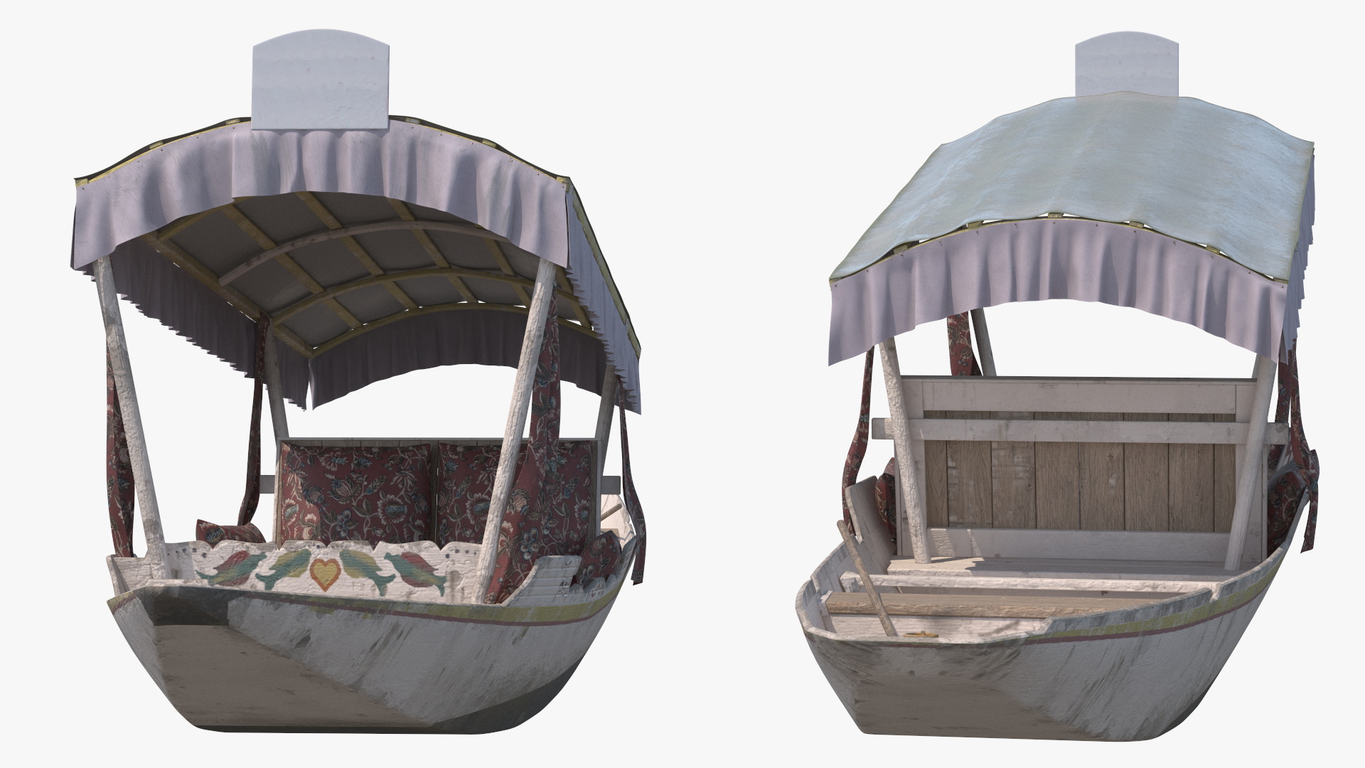 Shikara White Old 3D