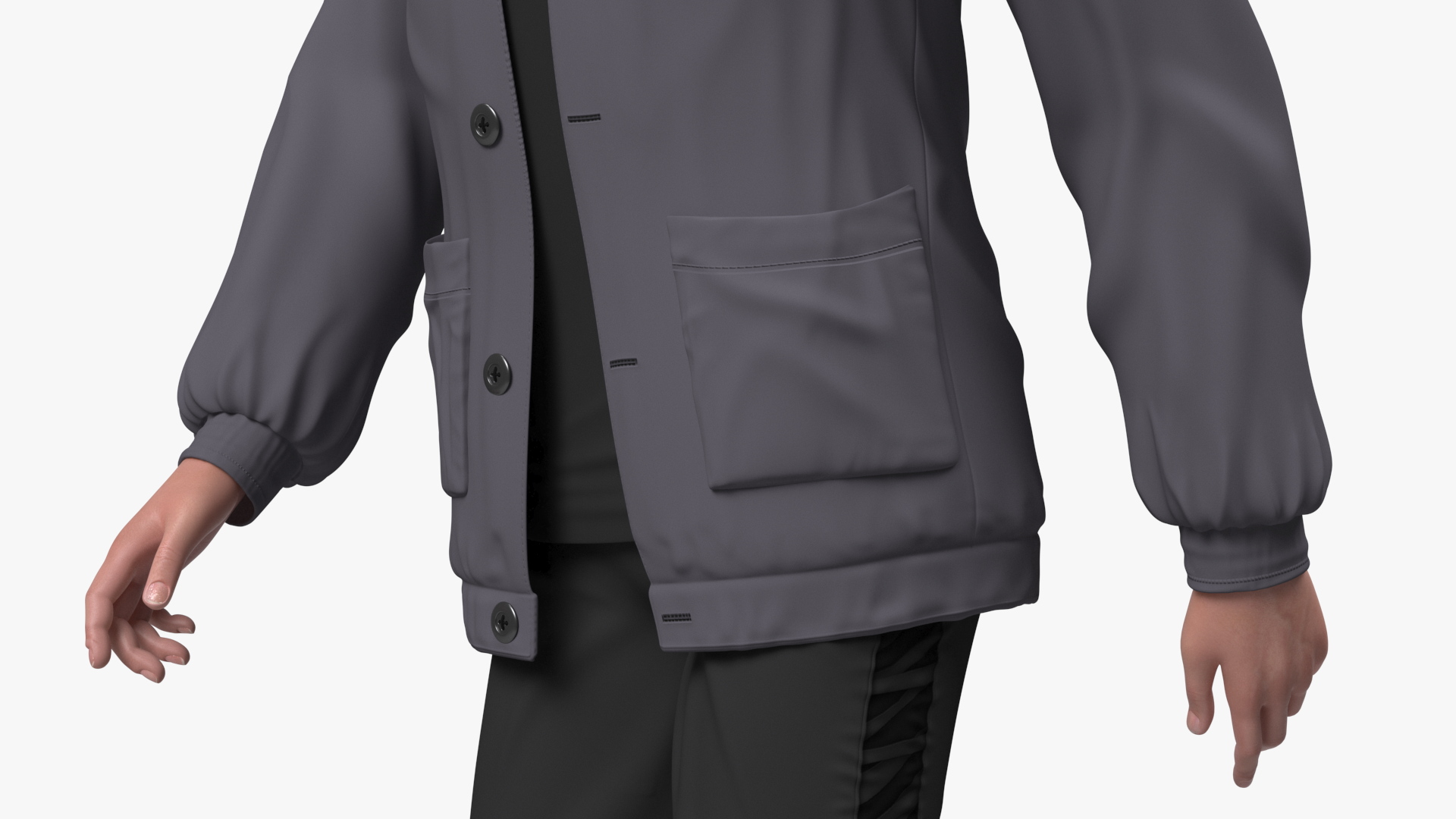 3D Chinese Man Rigged model
