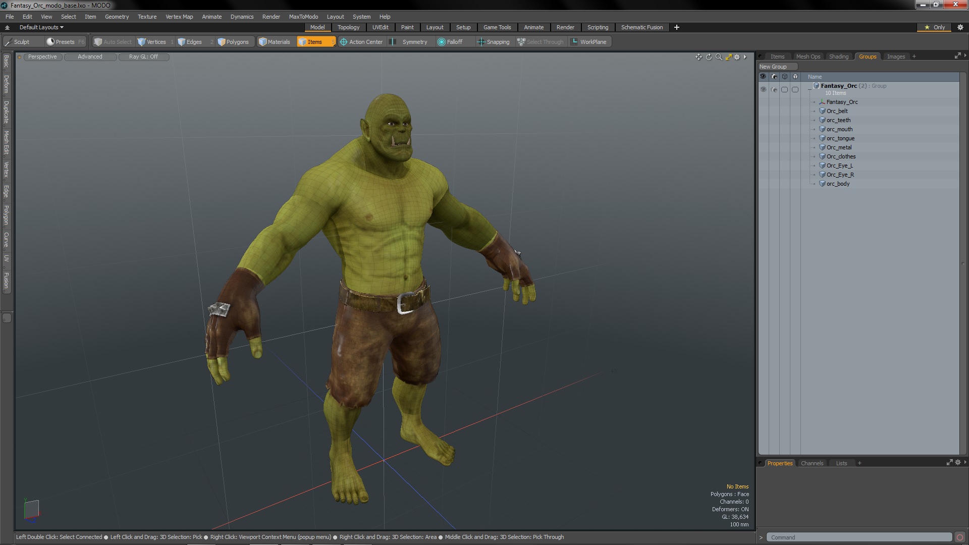 3D Fantasy Orc