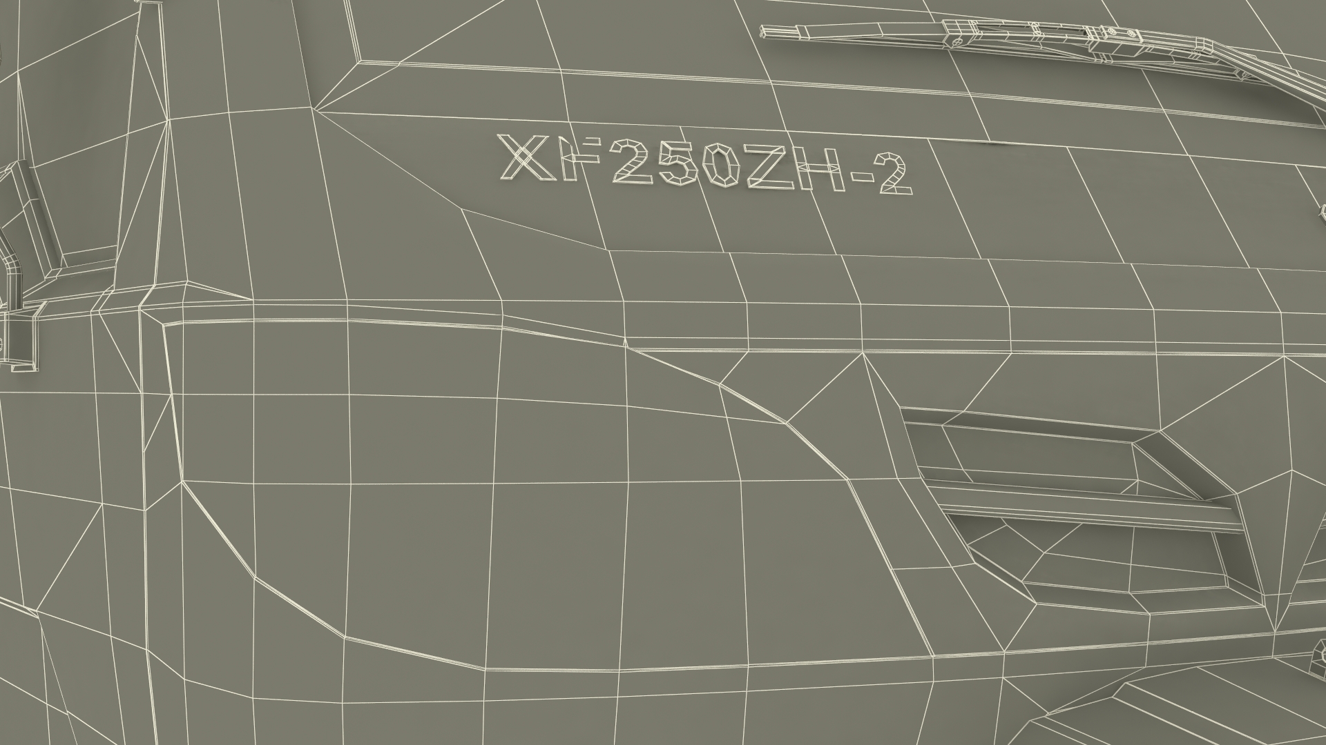 3D Asian Delivery Trike with Open Body Blue Rigged for Cinema 4D