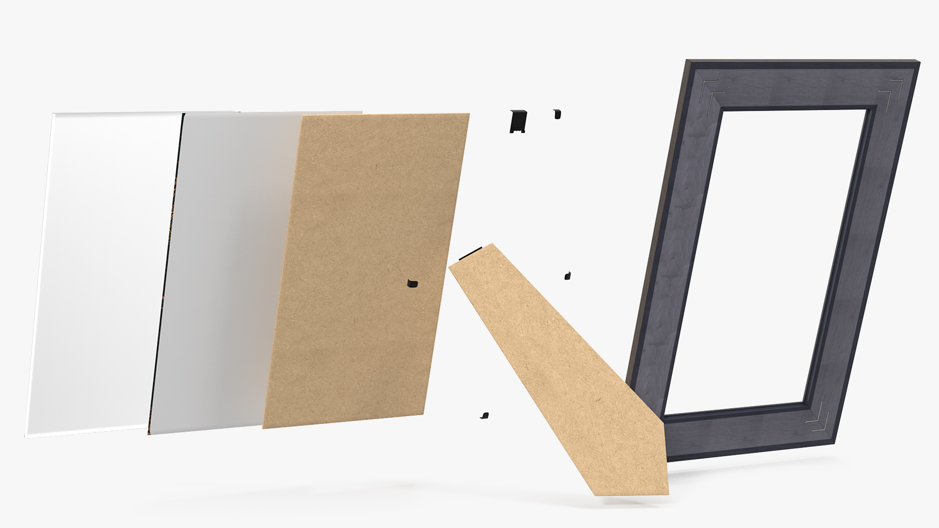 Photo Frame with Picture 3D model