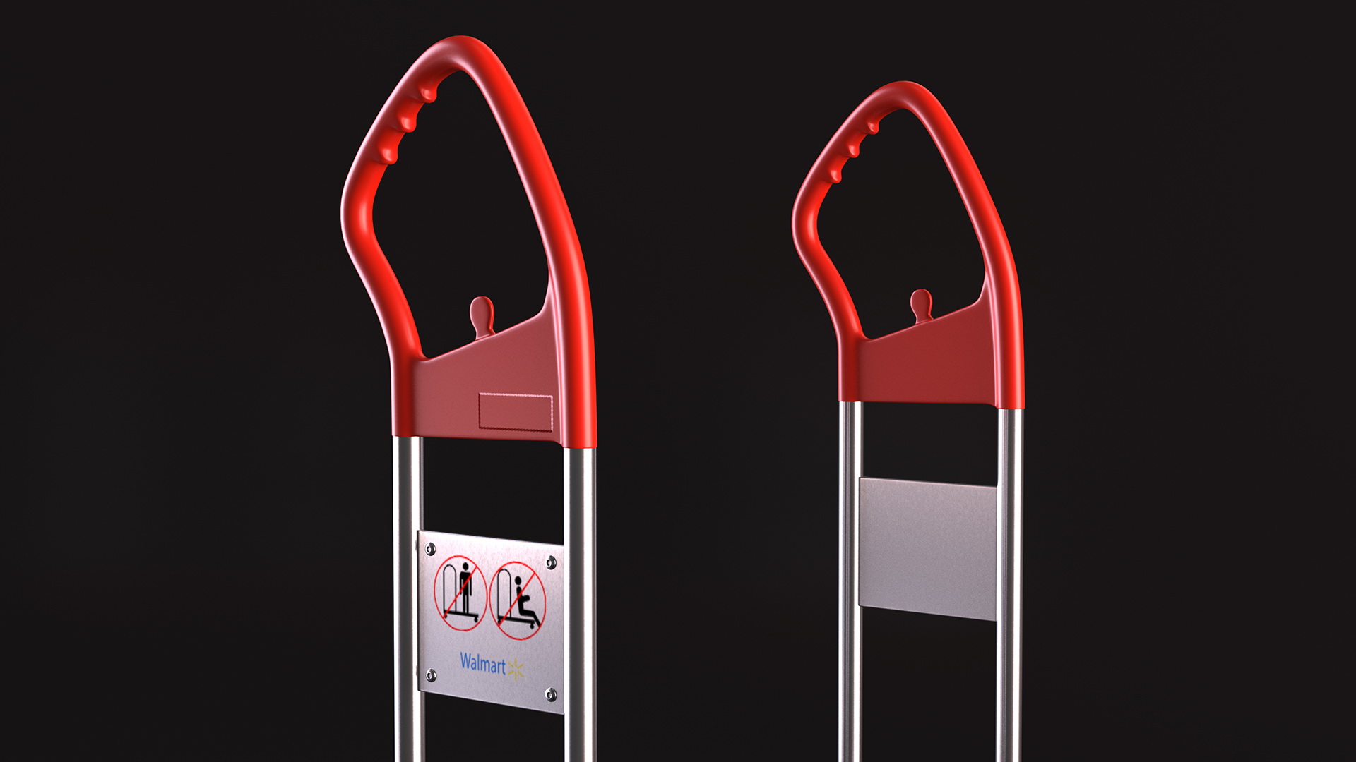 3D Cargo Flat Trolley model