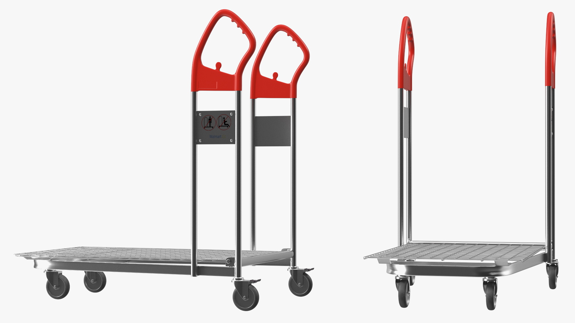3D Cargo Flat Trolley model