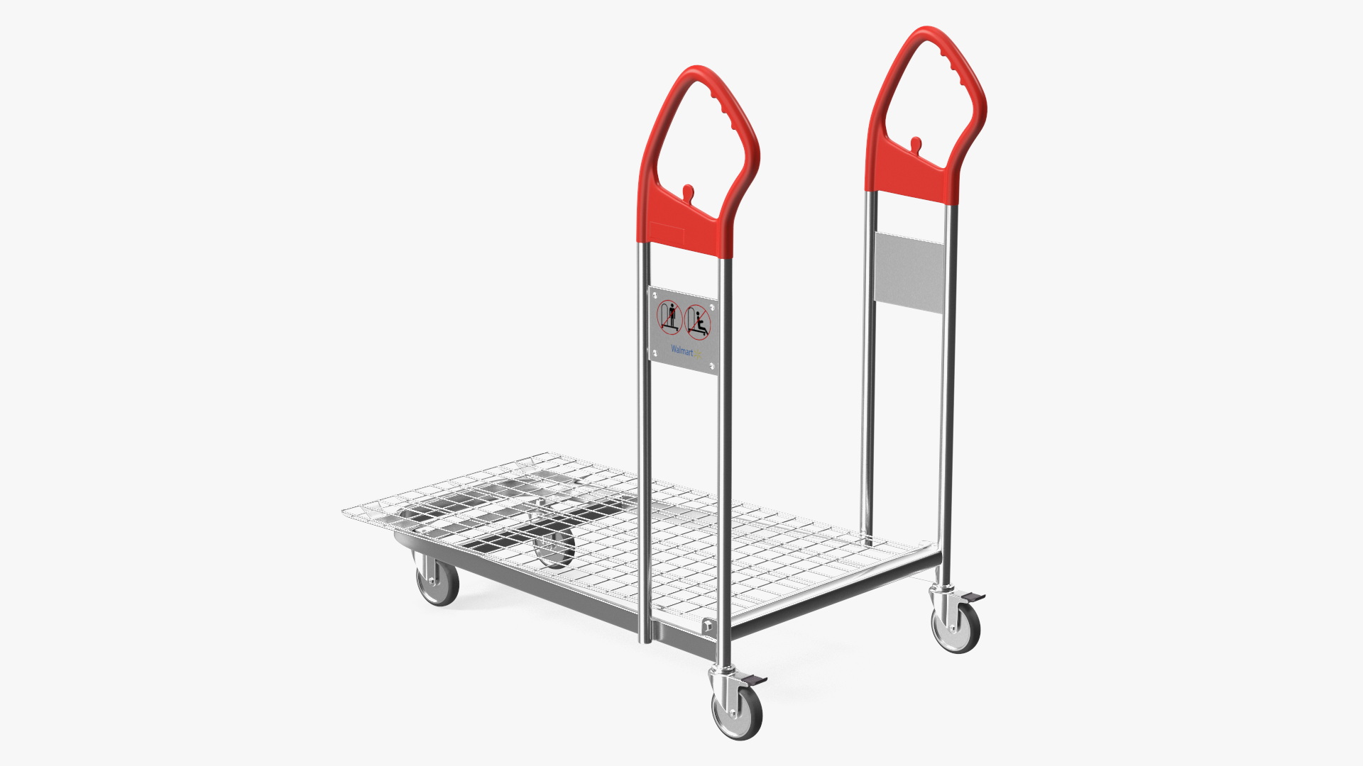 3D Cargo Flat Trolley model