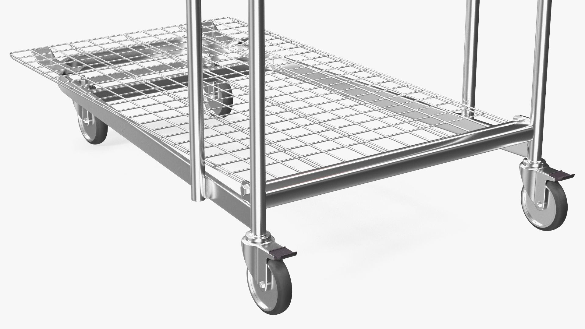 3D Cargo Flat Trolley model