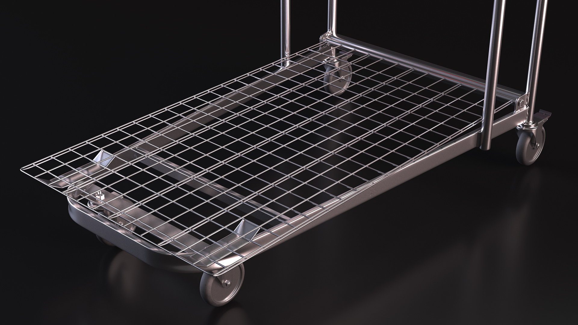 3D Cargo Flat Trolley model