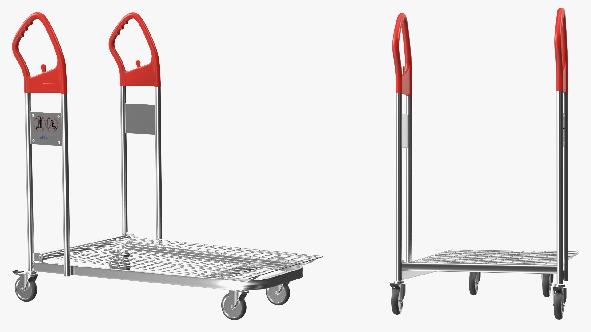 3D Cargo Flat Trolley model