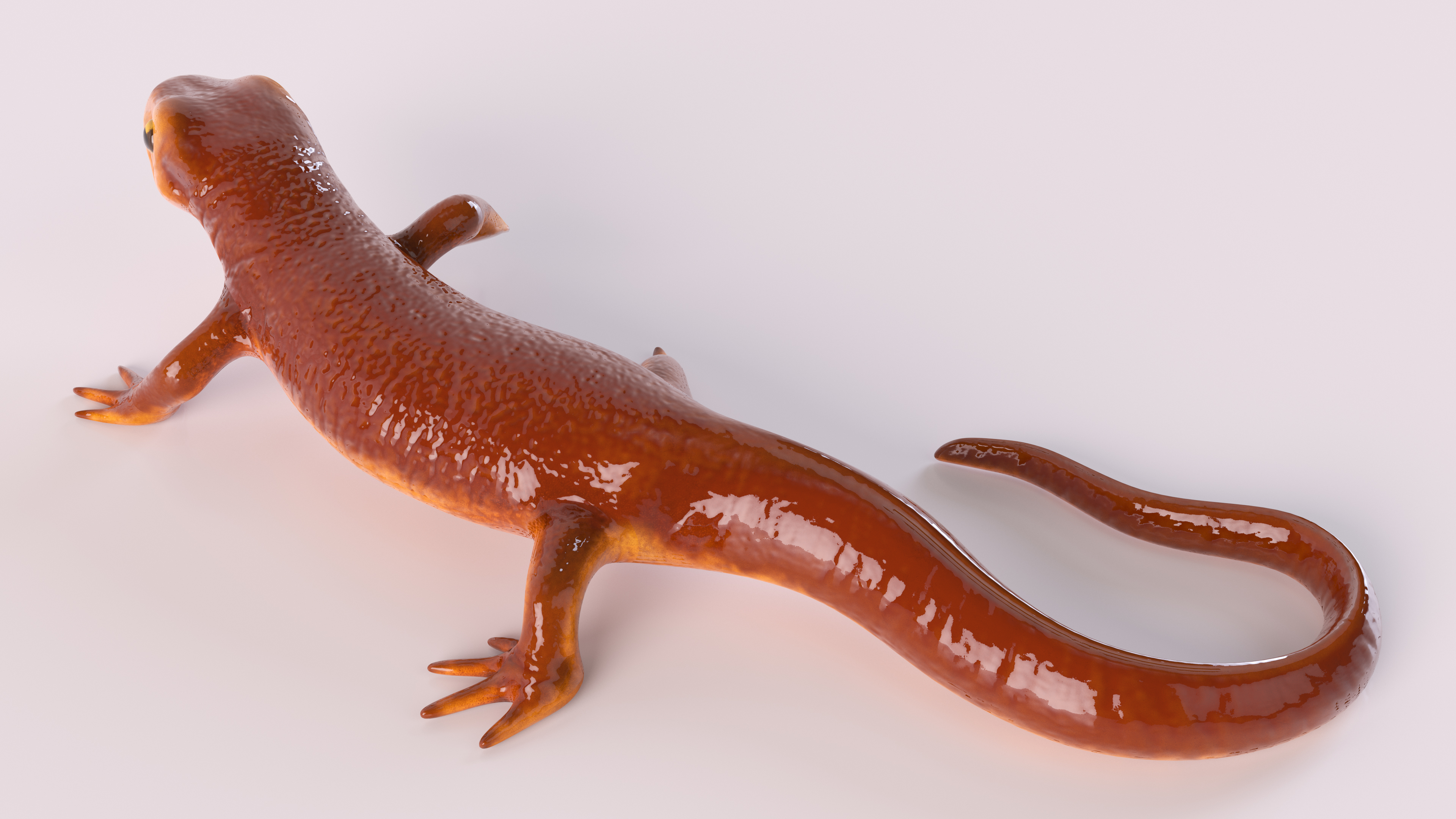 3D model Sierra Newt Crawling Pose