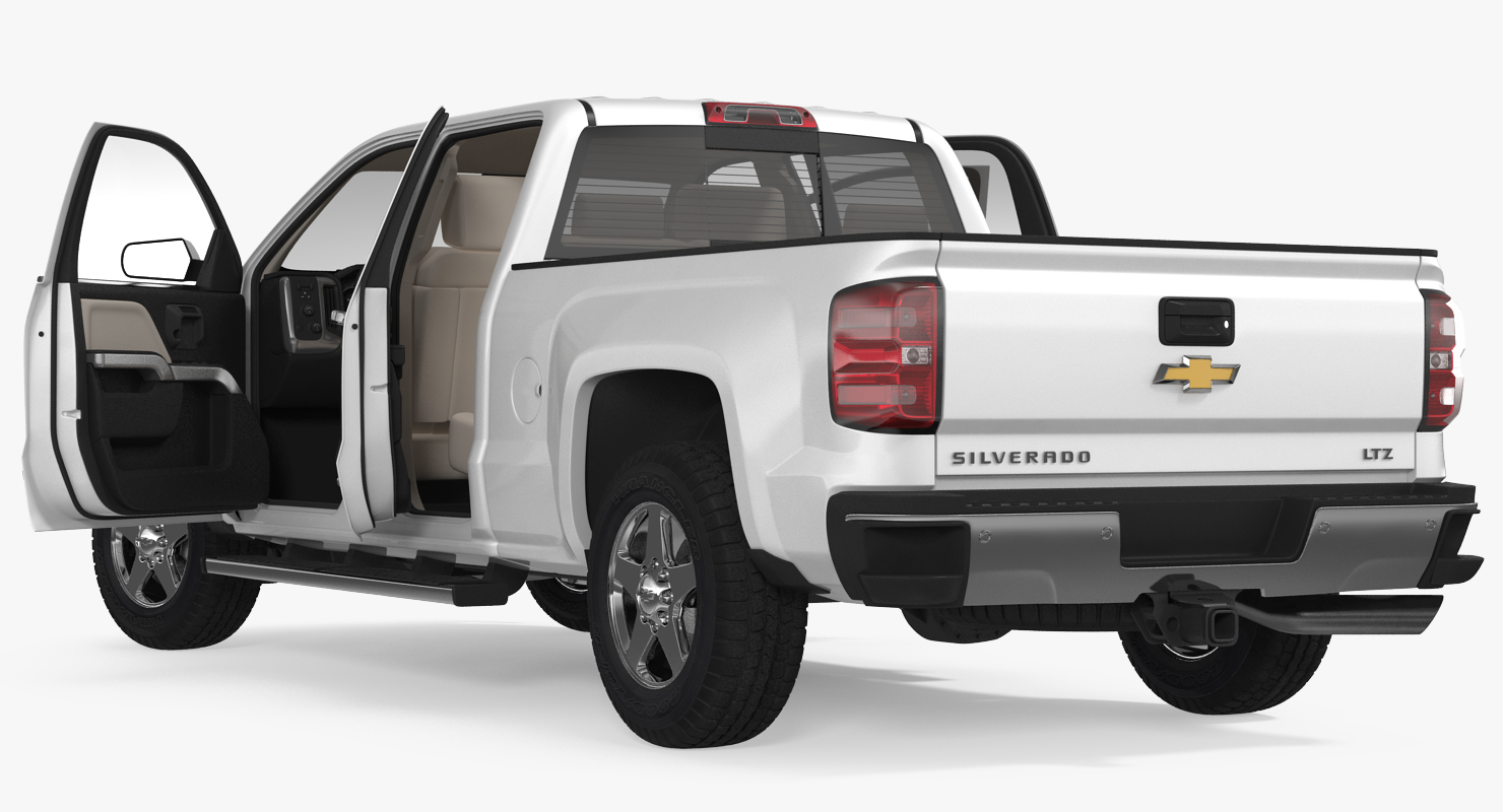 3D model Chevrolet Silverado 2015 Simple Interior