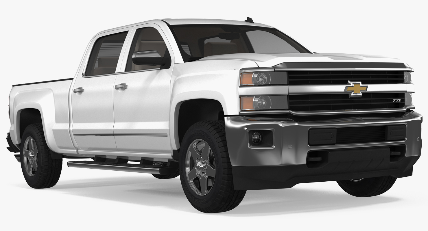 3D model Chevrolet Silverado 2015 Simple Interior