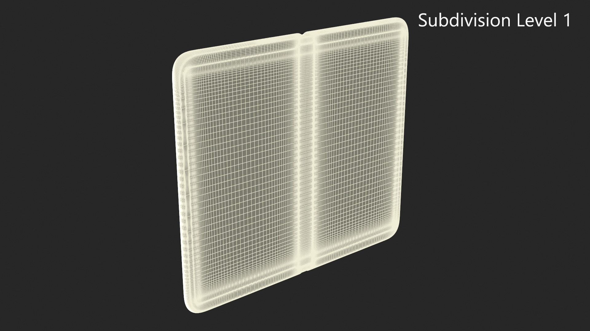 Google Pixel Fold Smartphone Obsidian Rigged 3D model