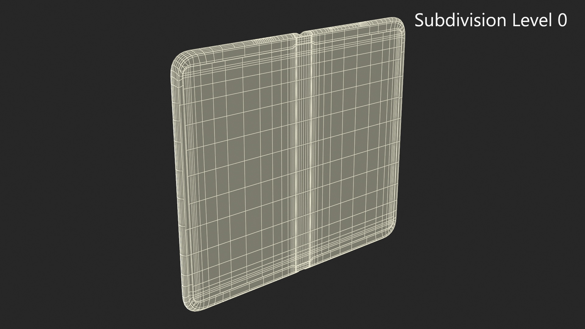 Google Pixel Fold Smartphone Obsidian Rigged 3D model