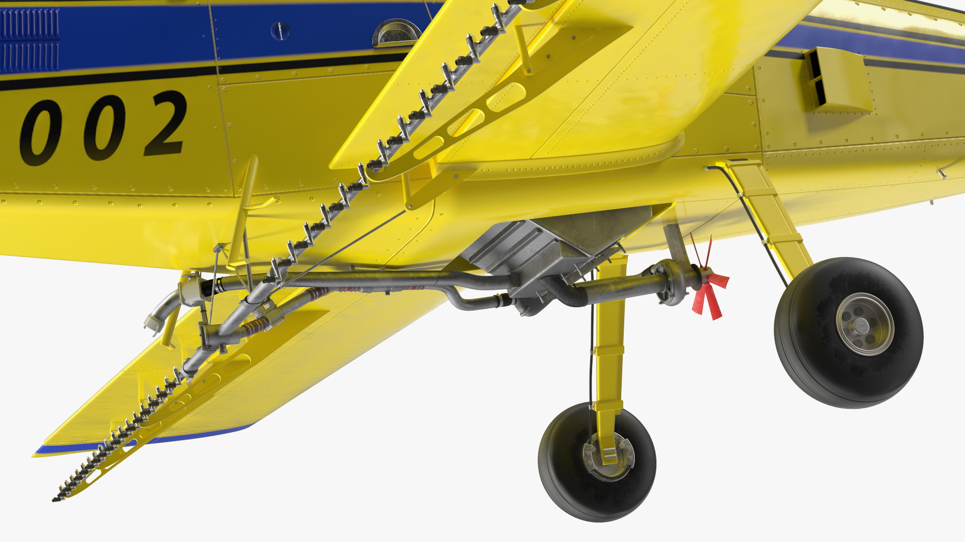 3D model Air Tractor AT 502B Aeroplane Simple Interior