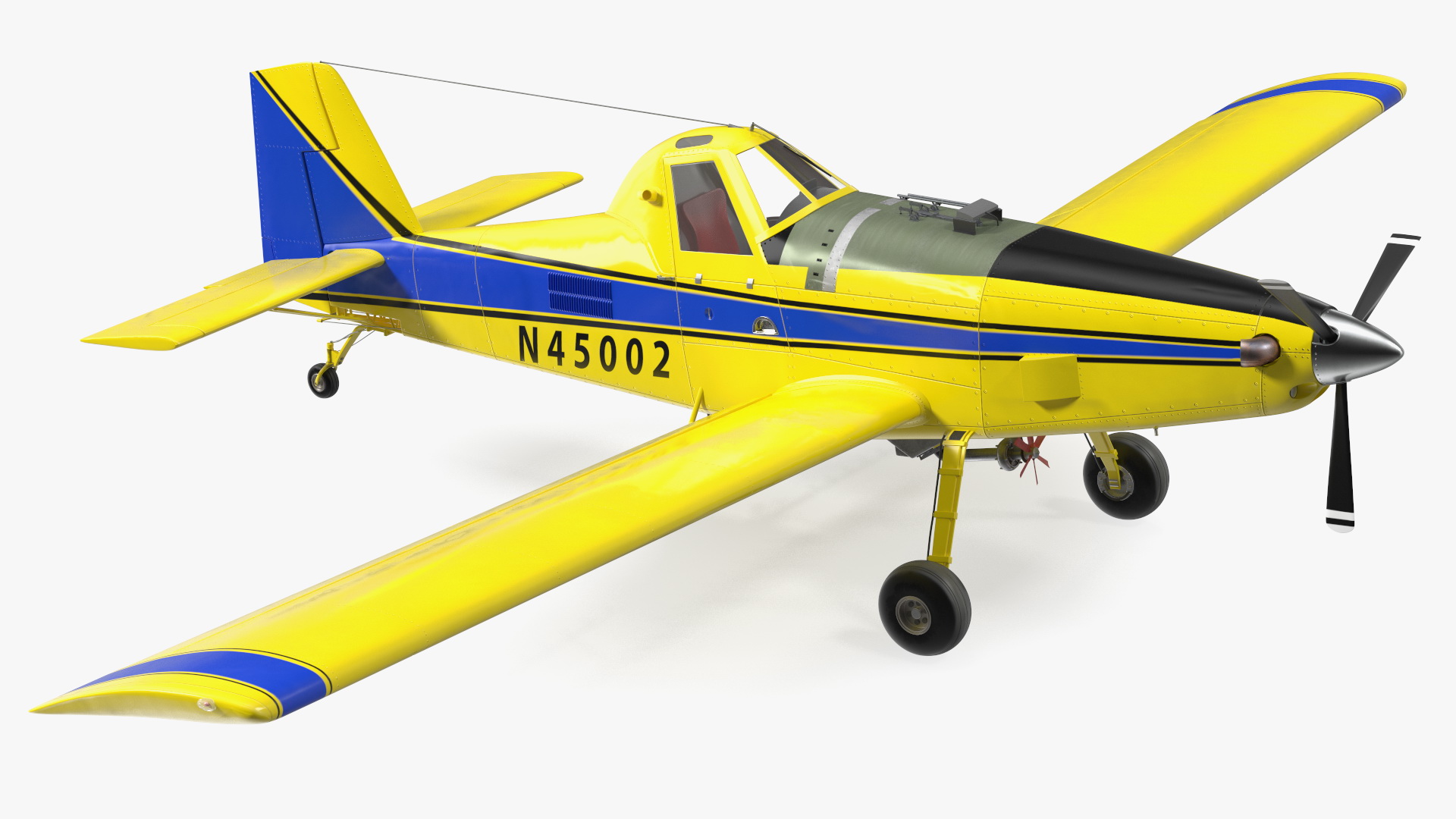 3D model Air Tractor AT 502B Aeroplane Simple Interior