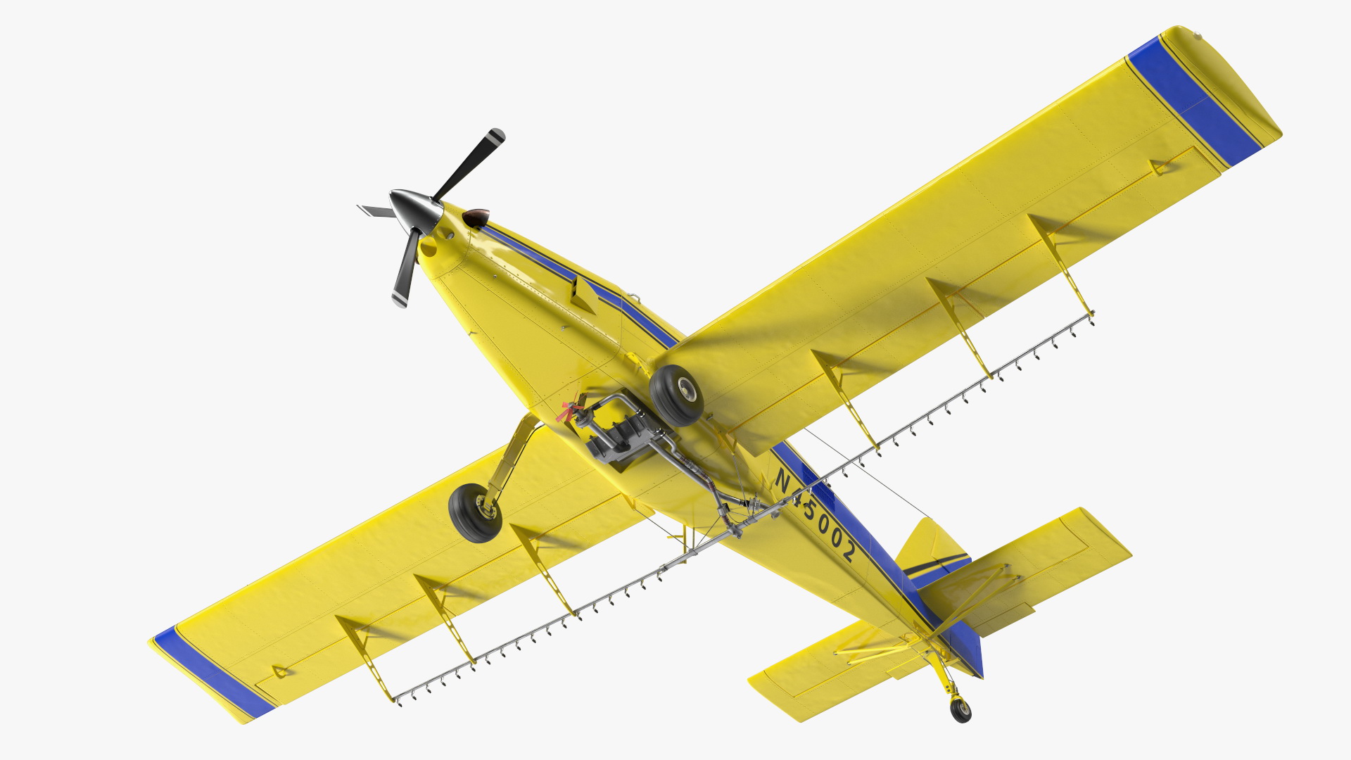 3D model Air Tractor AT 502B Aeroplane Simple Interior