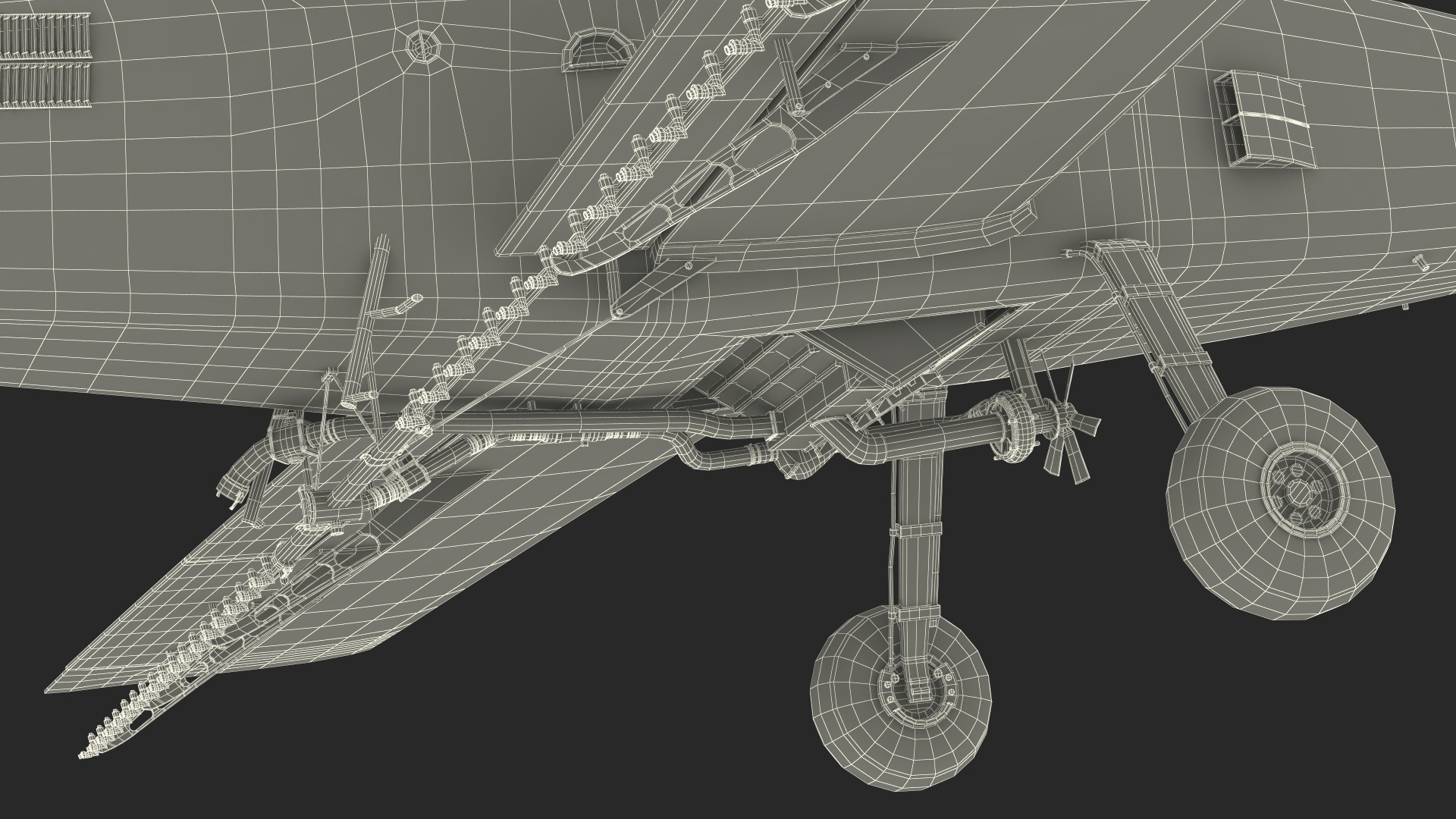 3D model Air Tractor AT 502B Aeroplane Simple Interior