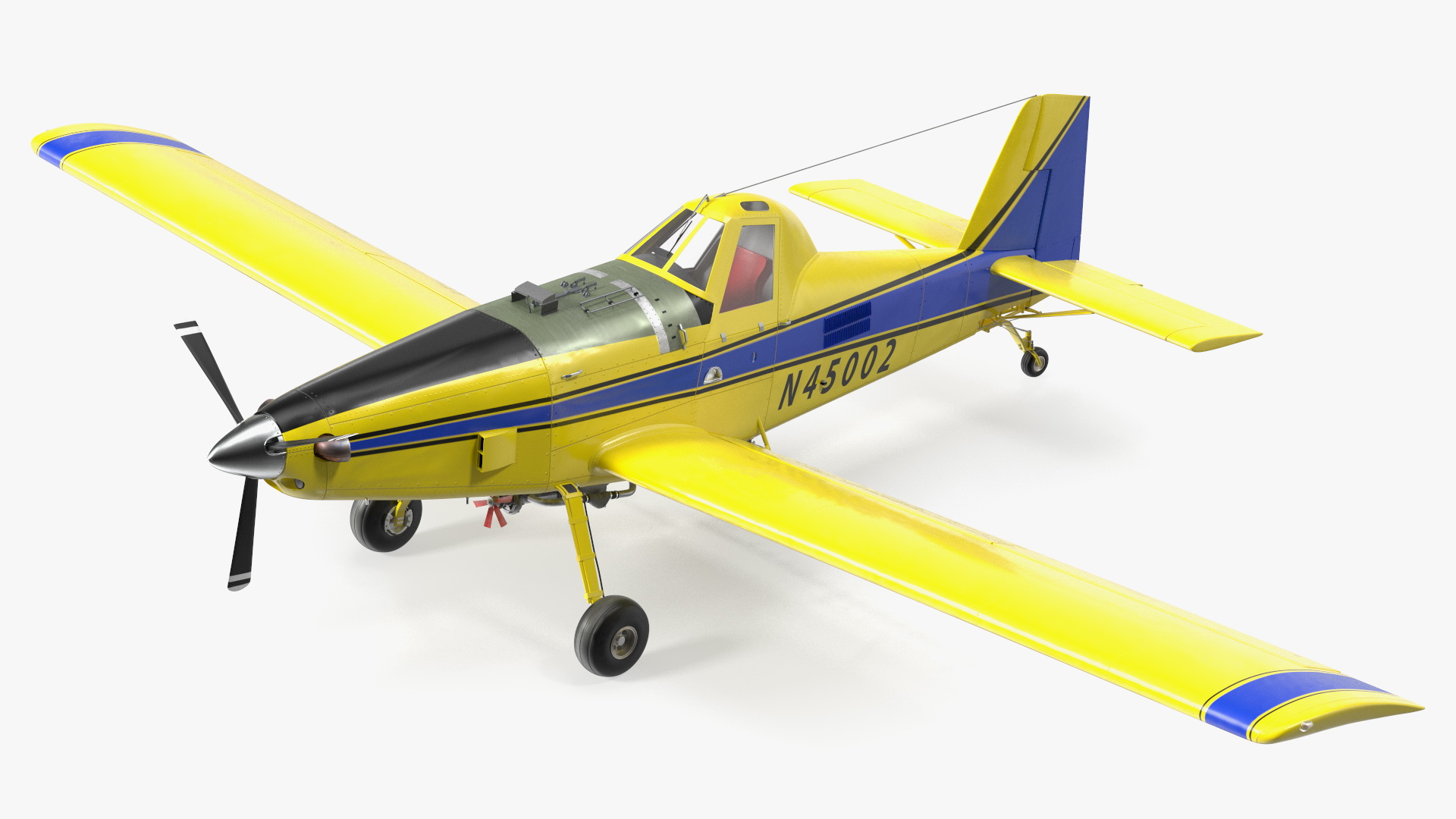 3D model Air Tractor AT 502B Aeroplane Simple Interior