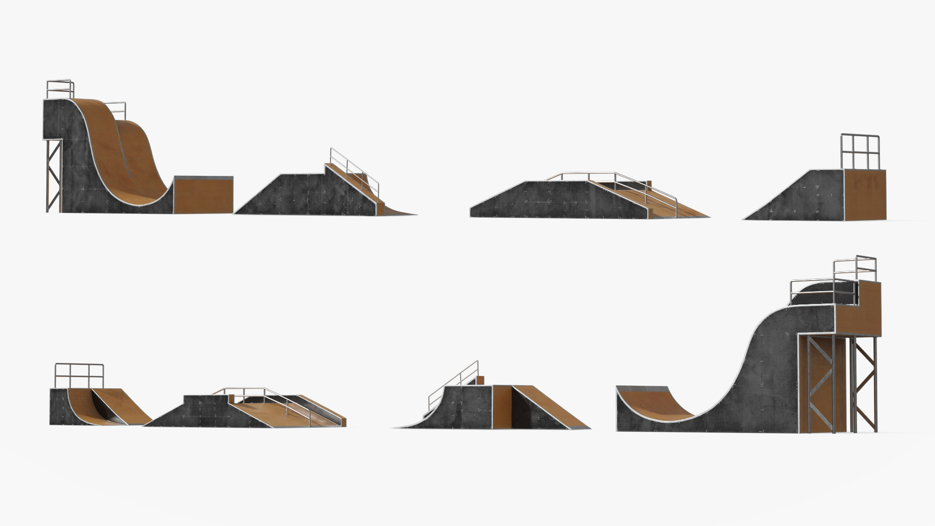 Freestyle Skatepark Modules Set