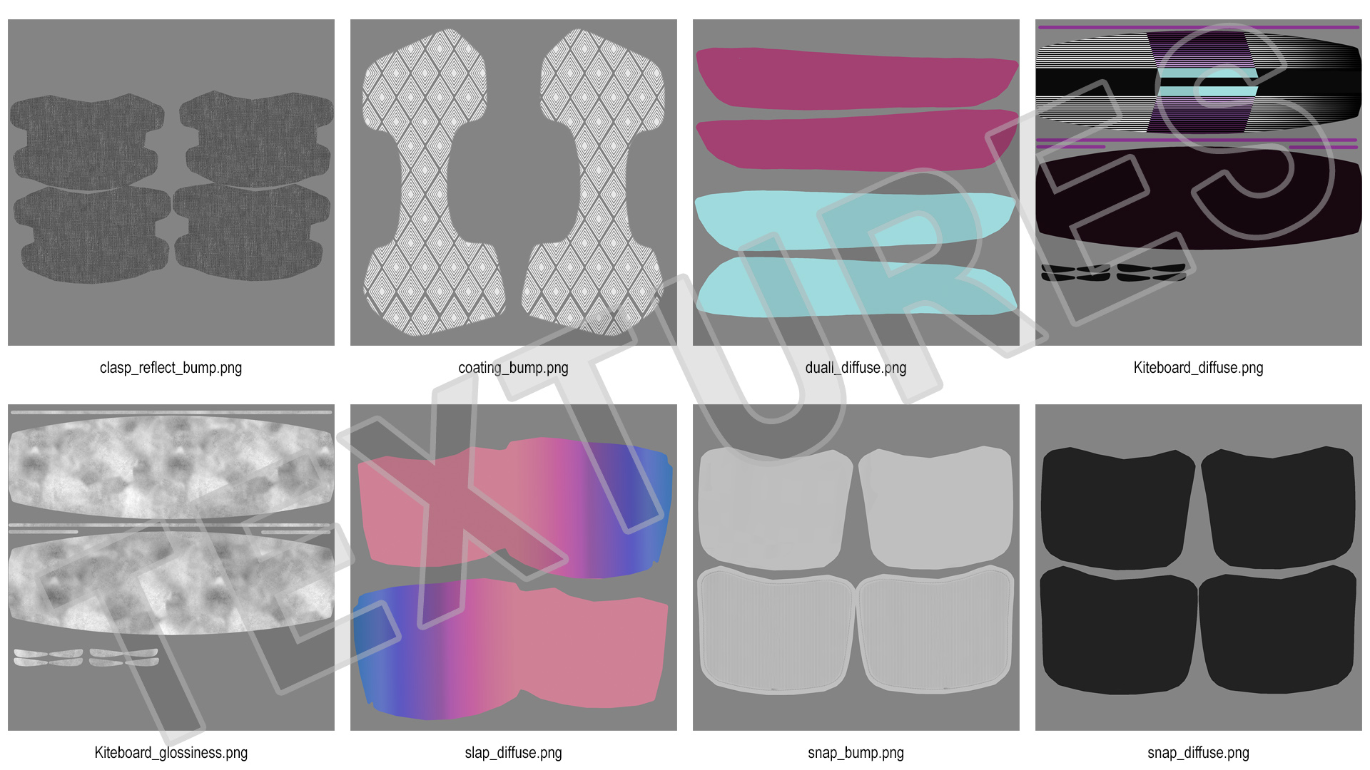 Kiteboard Generic 3D