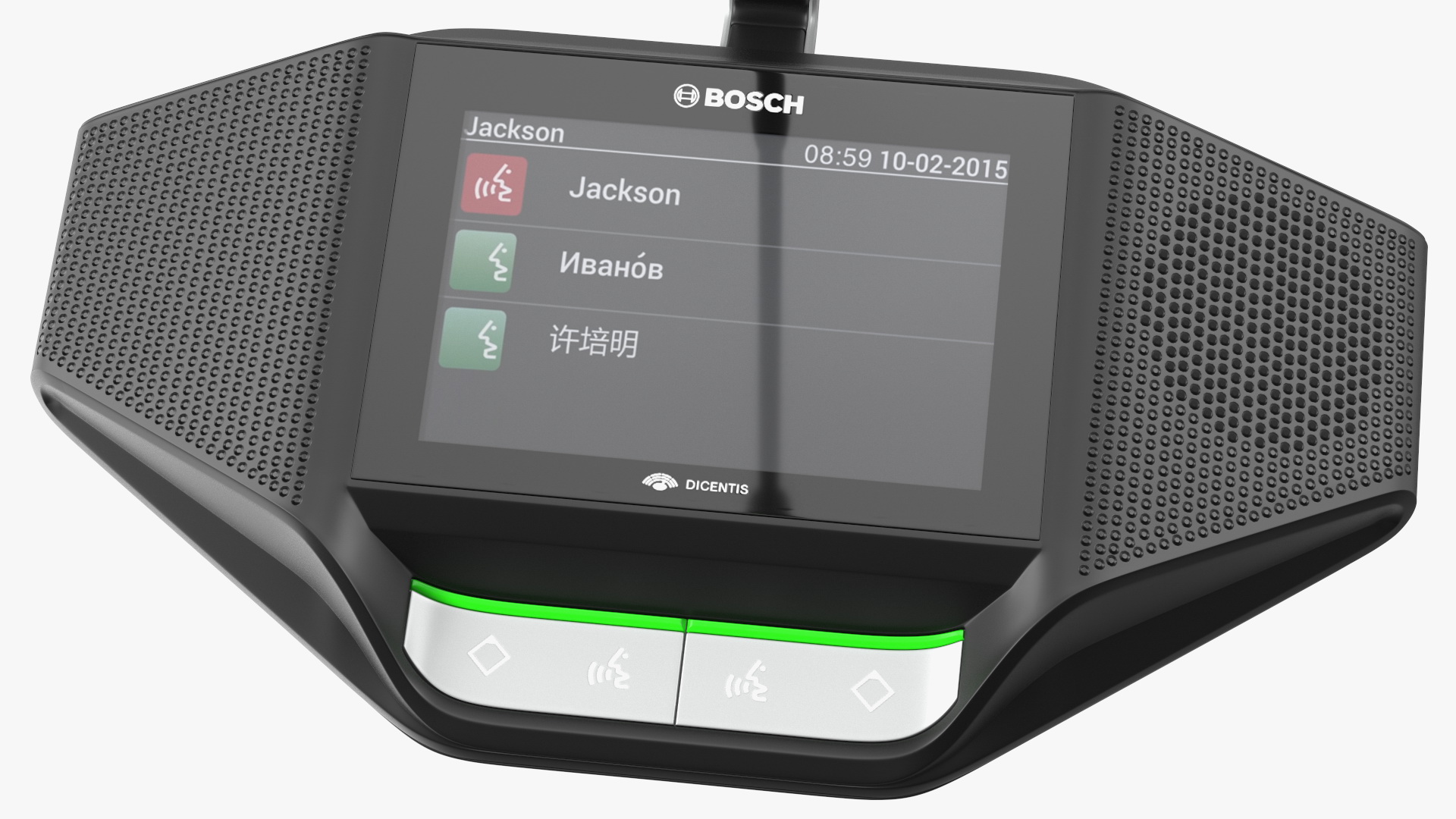 Bosch Wireless Discussion Device with Touchscreen 3D model