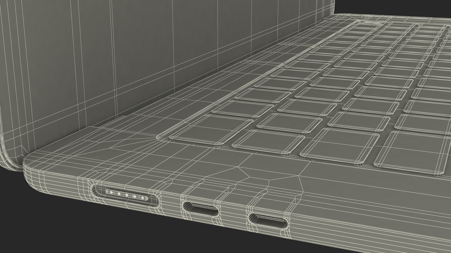 Midnight Apple MacBook Air 15 3D model