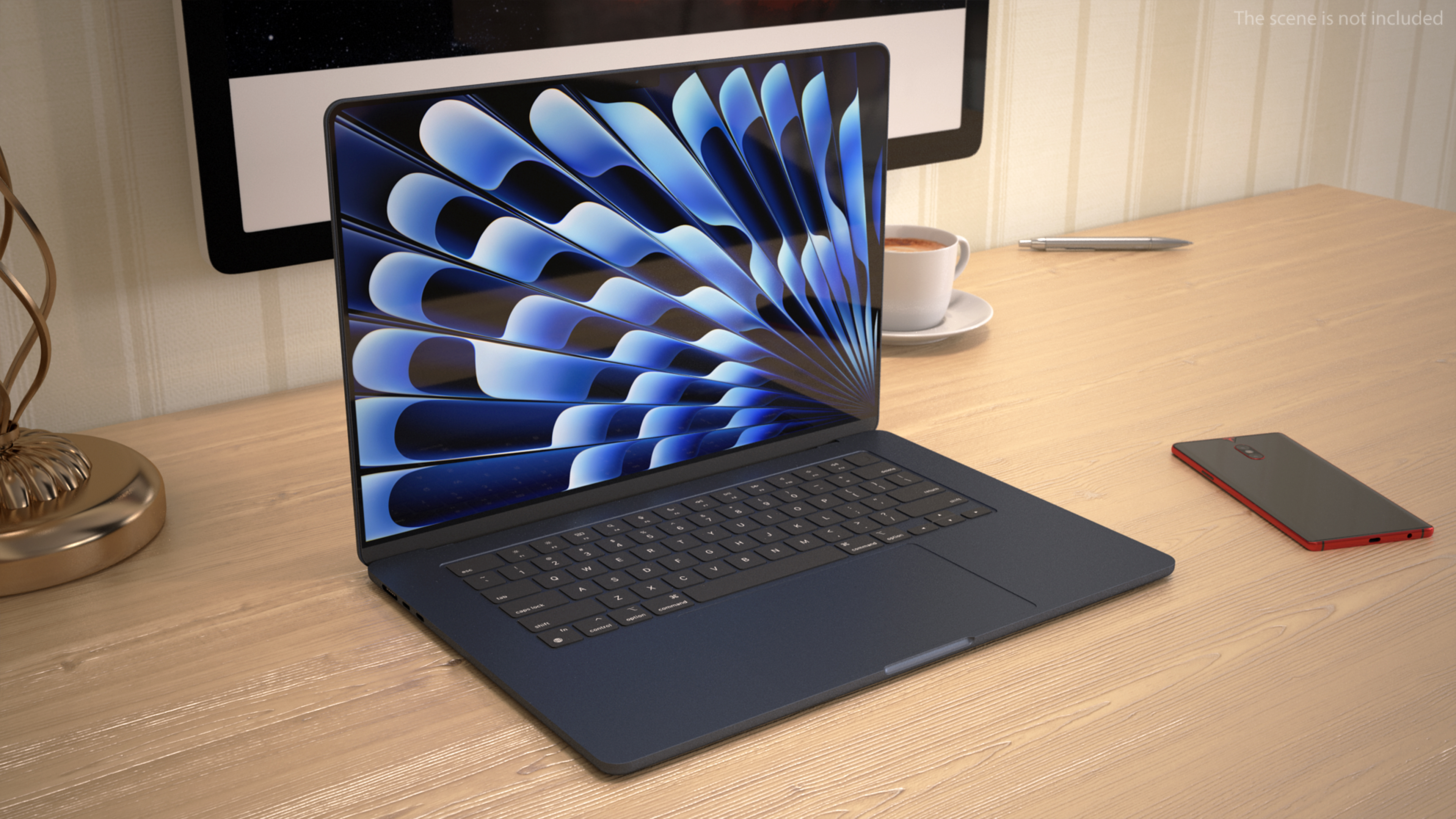 Midnight Apple MacBook Air 15 3D model