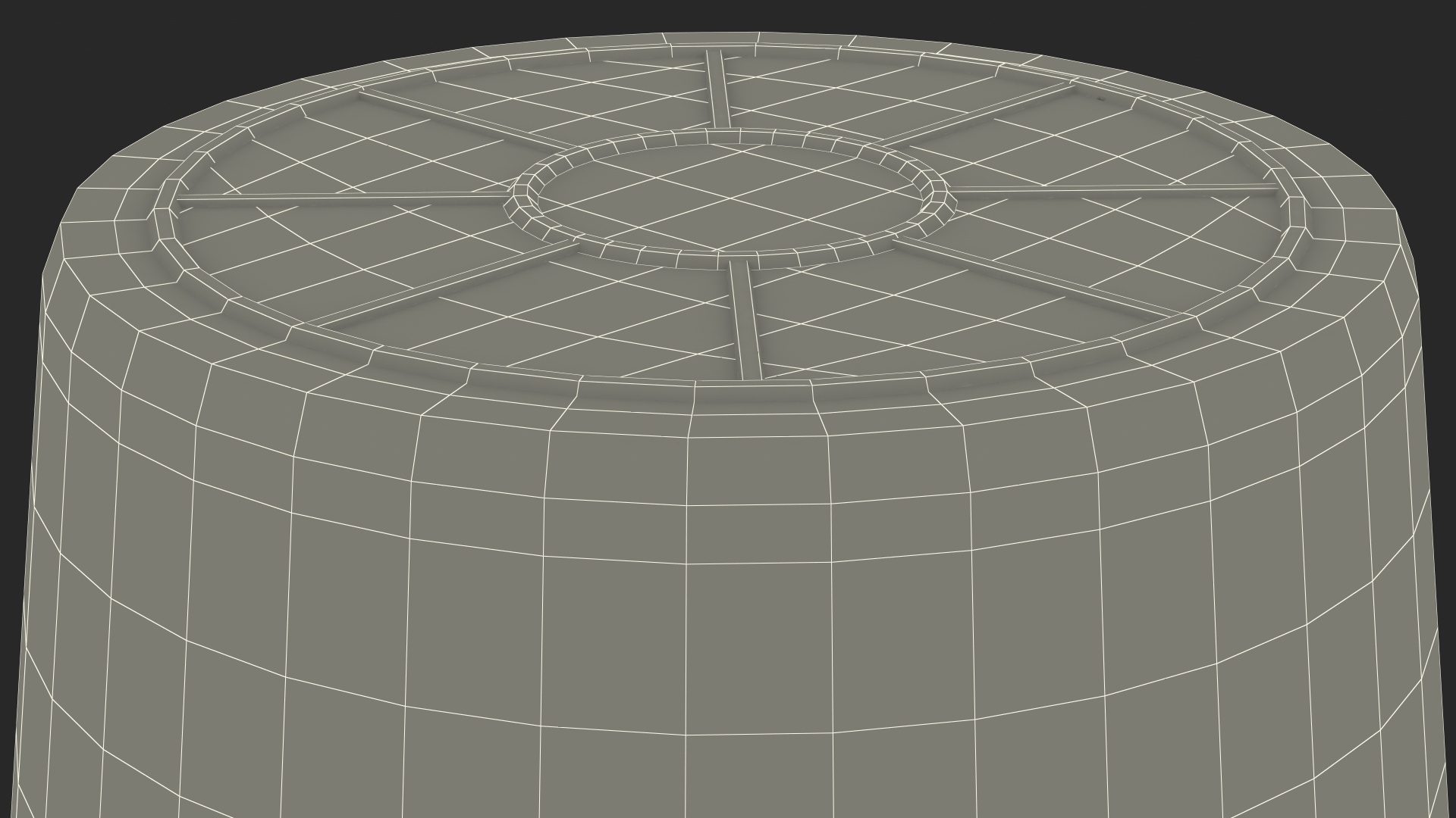 3D Construction Bucket 20L model