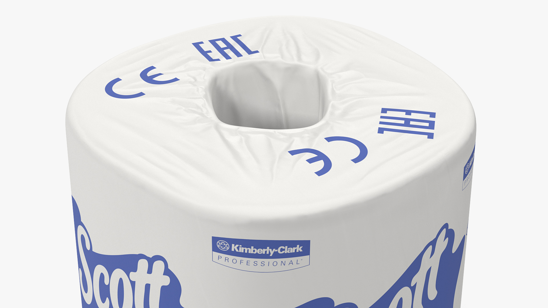 Scott Individually Wrapped Toilet Paper Roll 3D model
