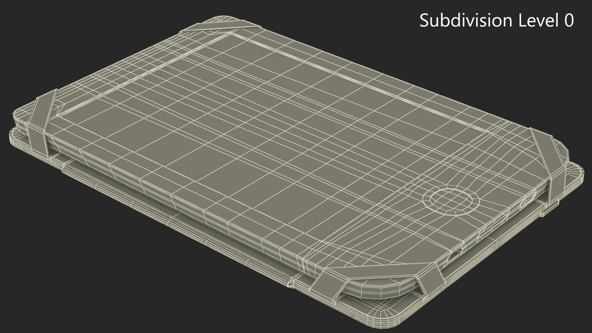 3D model PocketBook 614 Limited Edition eReader with Folded Case Gray