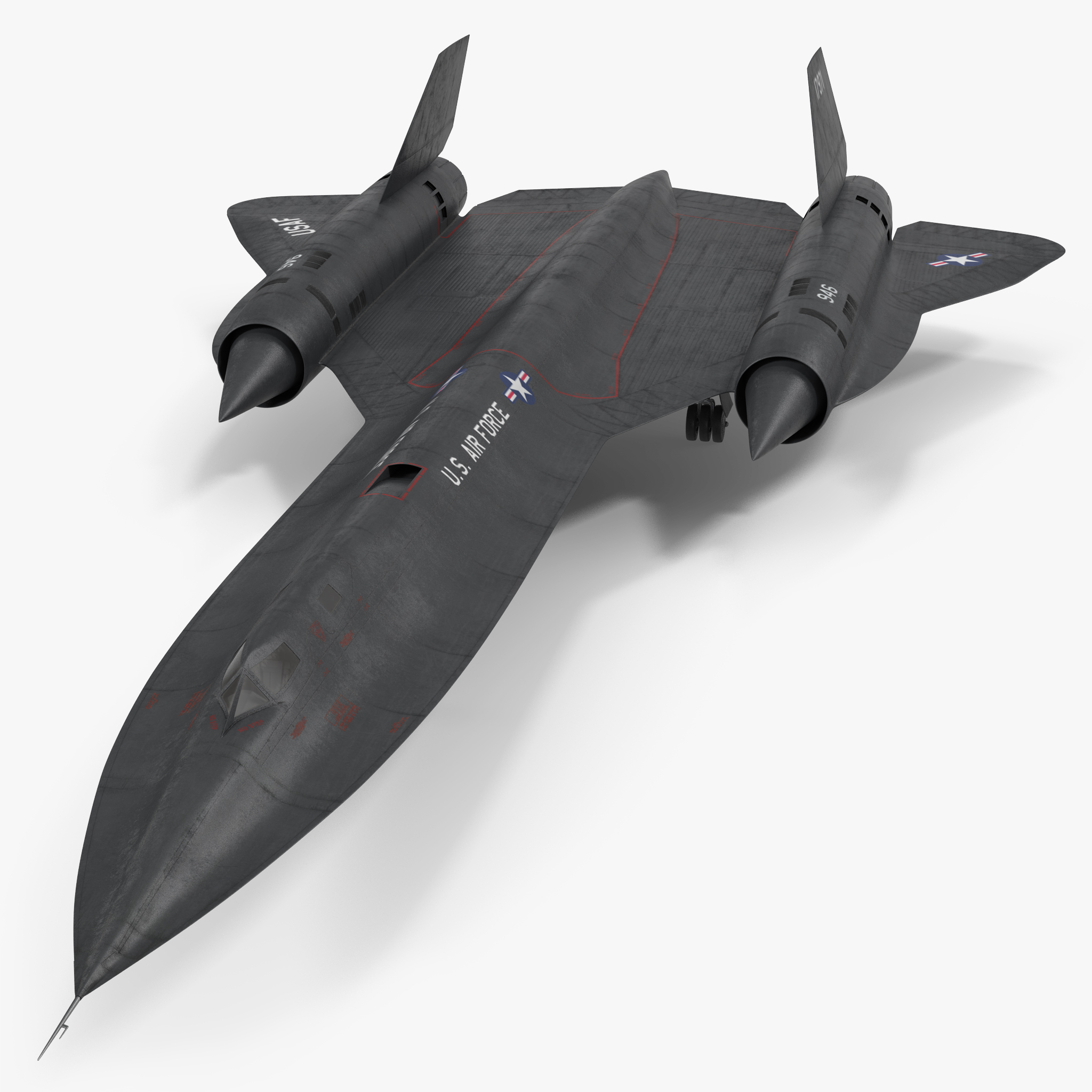 Lockheed SR-71 Blackbird, view 3