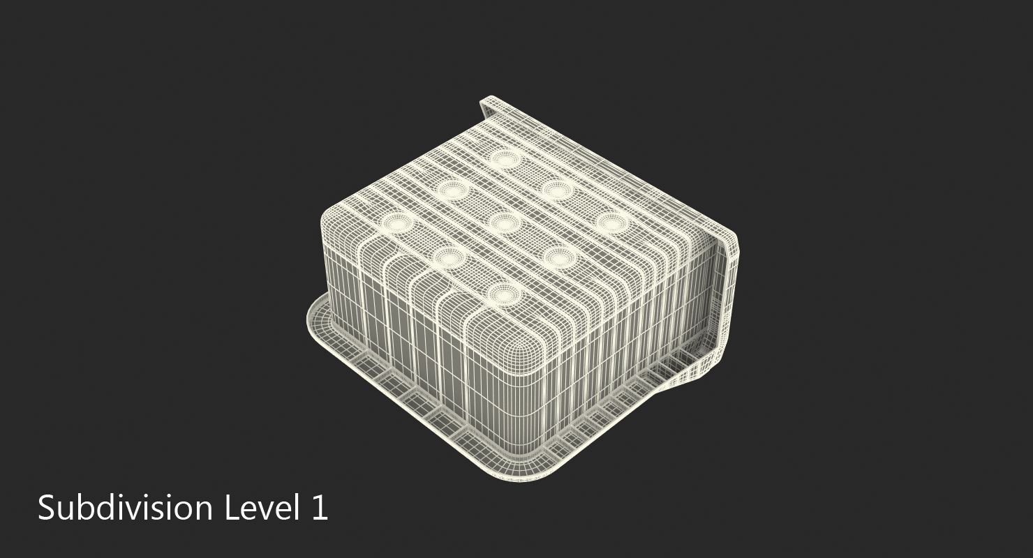 Refrigerator Glass Box 3D