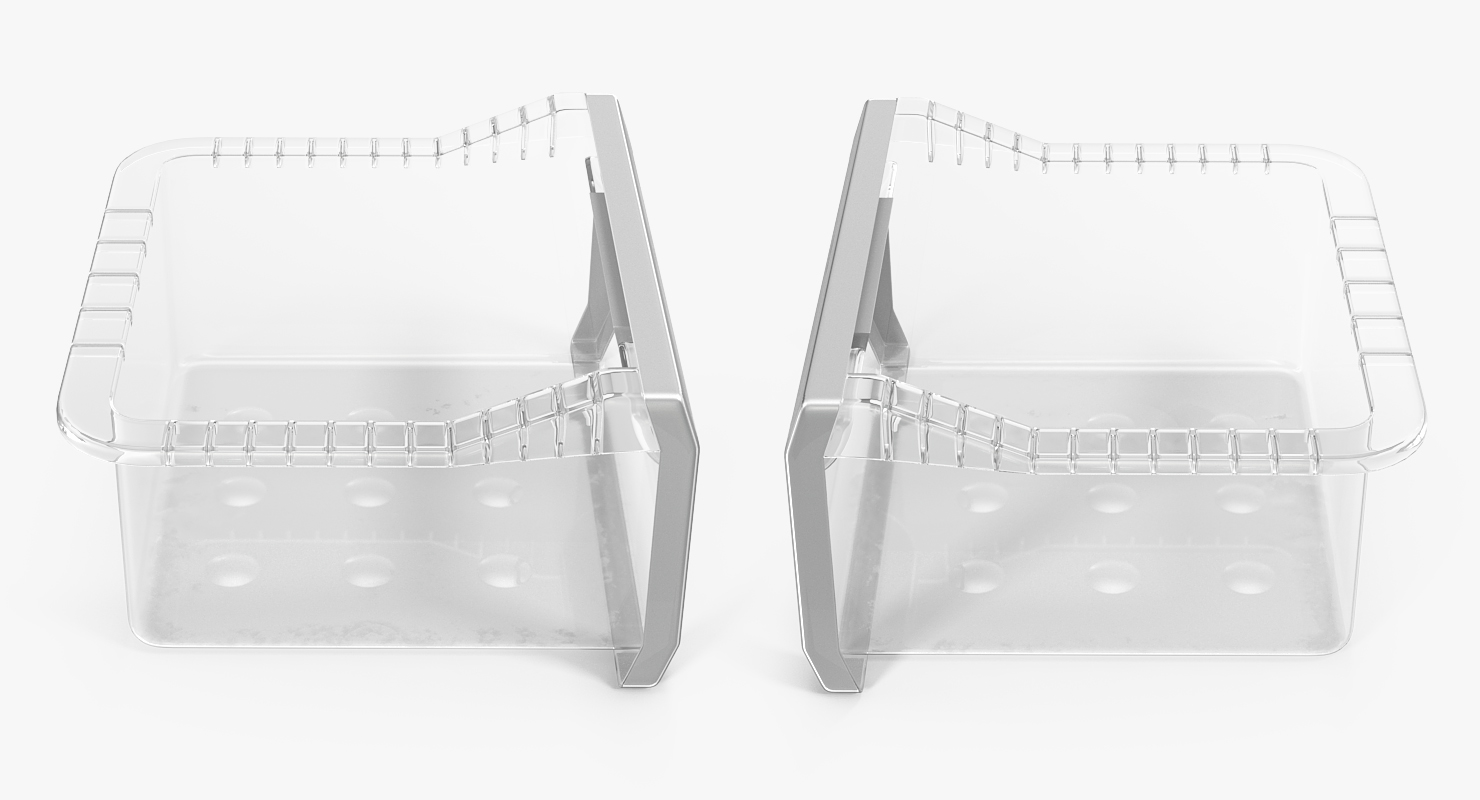 Refrigerator Glass Box 3D