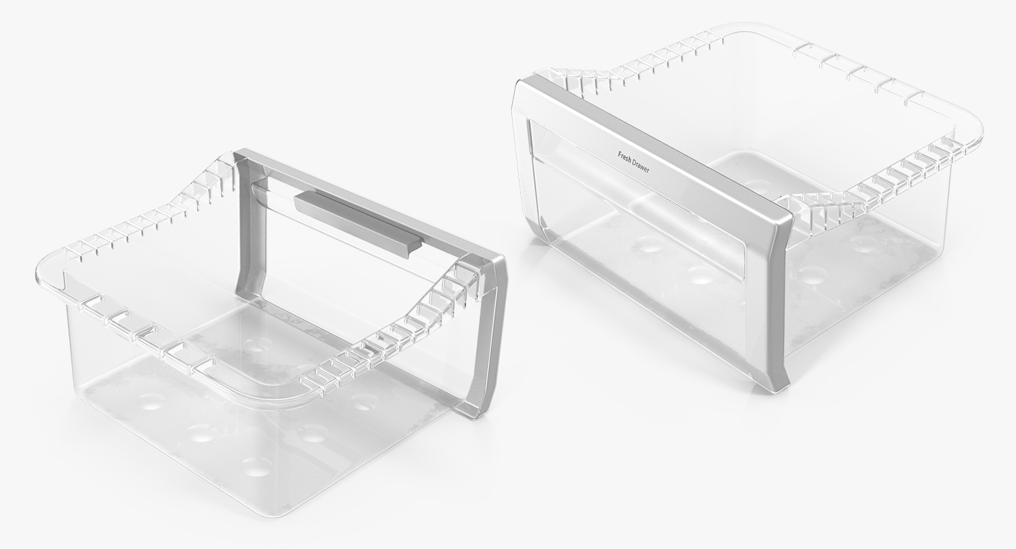 Refrigerator Glass Box 3D