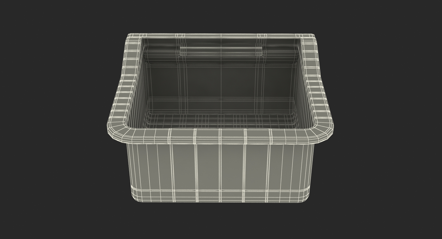 Refrigerator Glass Box 3D