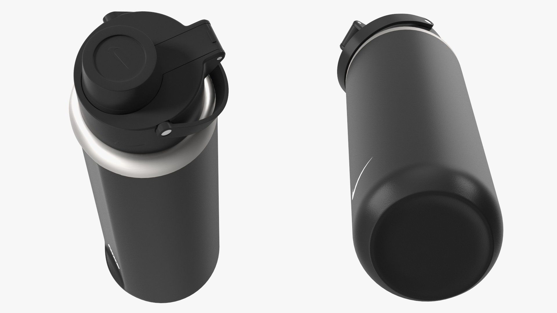 Bottle Water Nike Black Close 3D model