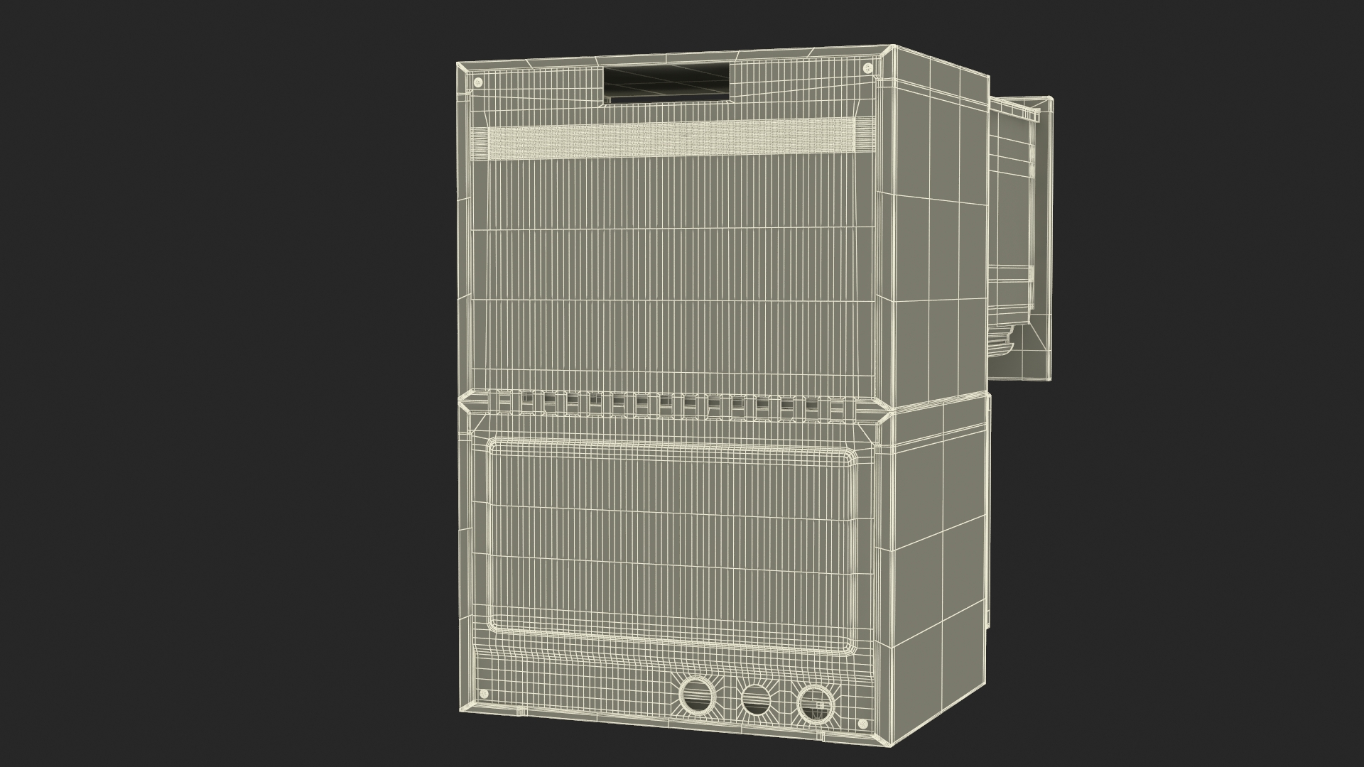 3D Double Drawer Dishwasher with Dishes