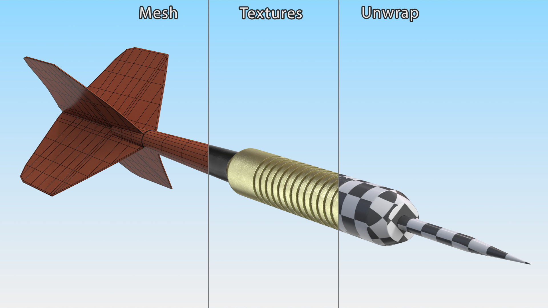 British Flag Dart 3D